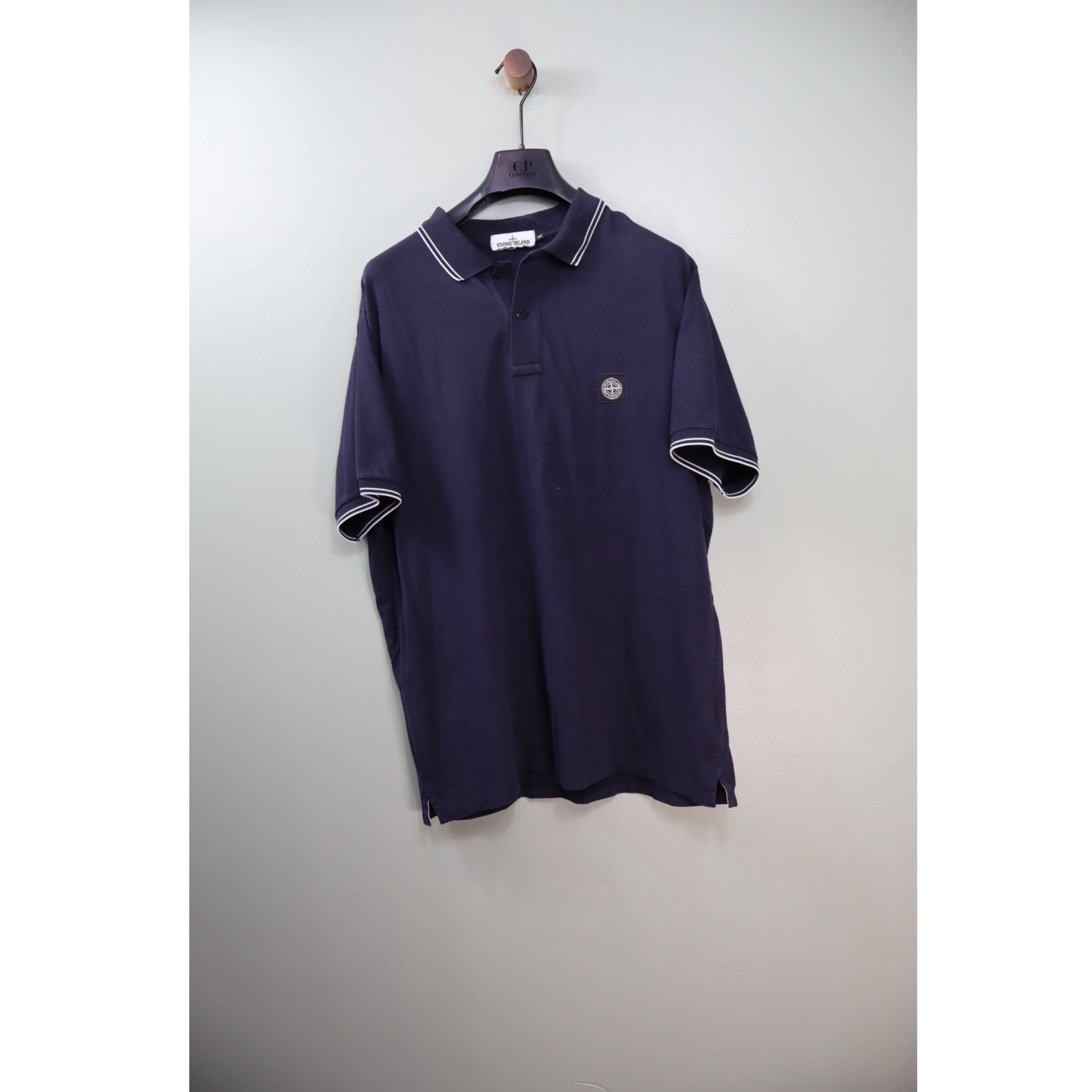 Stone Island Navy Slim Polo