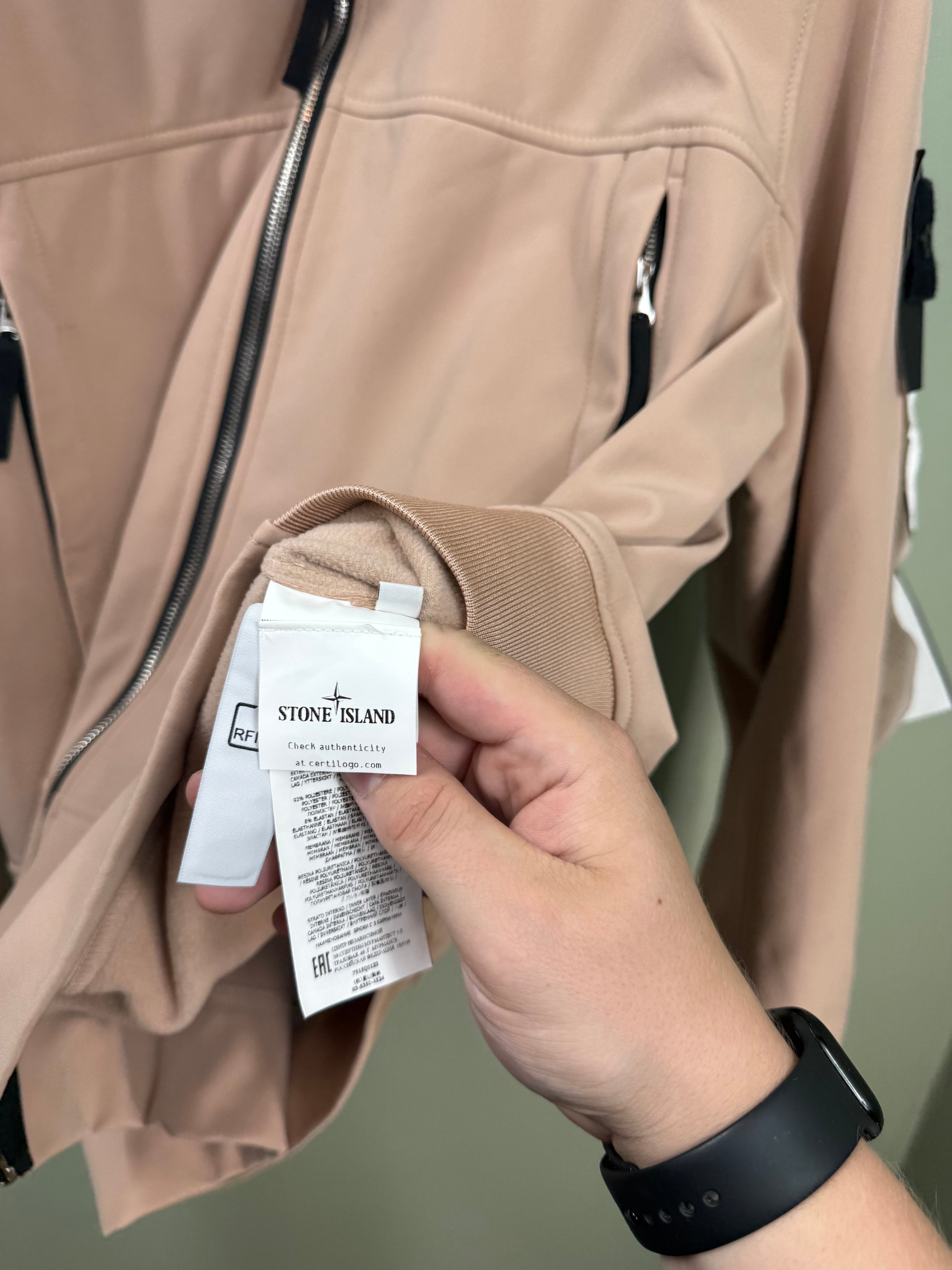 Stone Island Rose Quartz Soft Shell Jacket