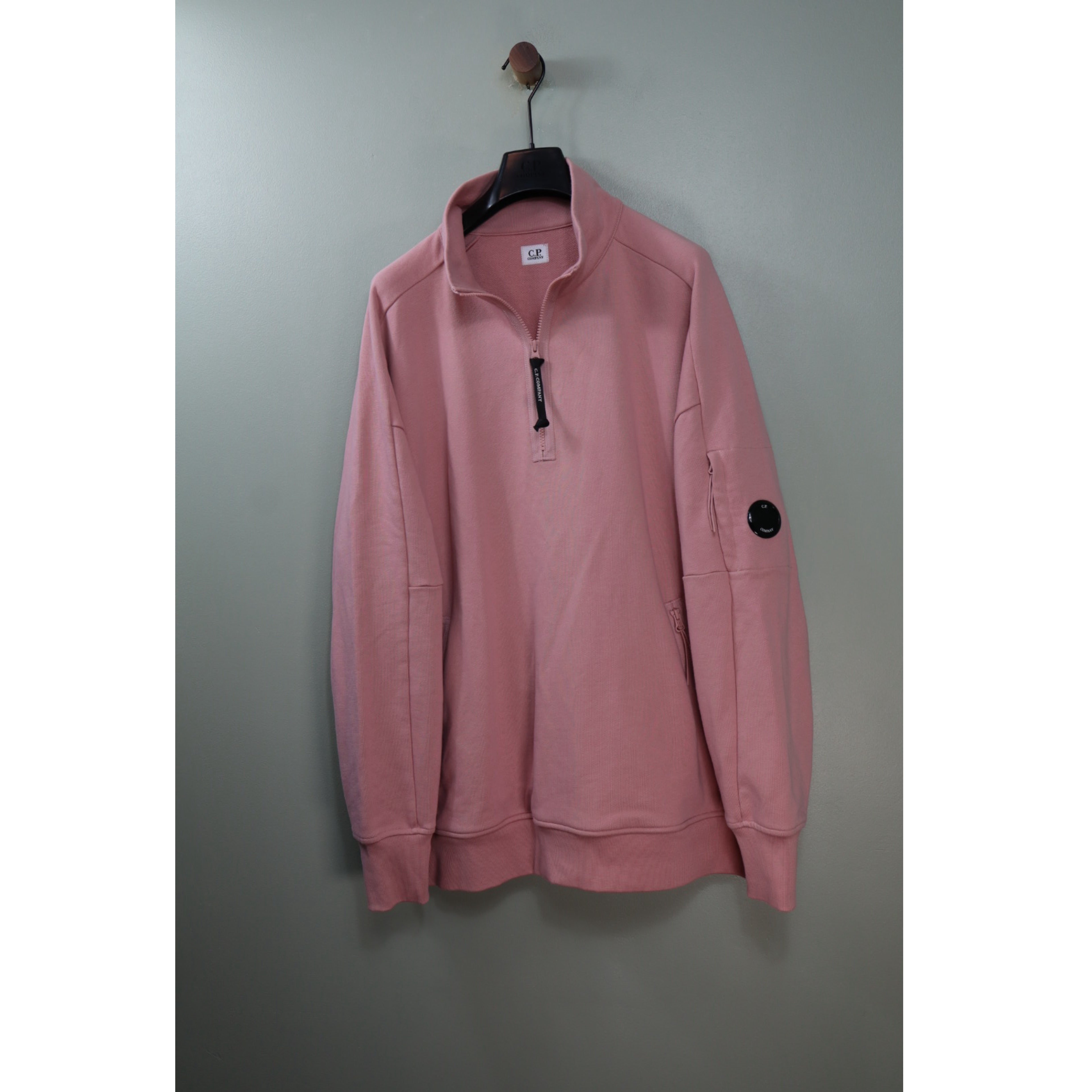 C.P. Company Pink 1/4 Zip Jumper