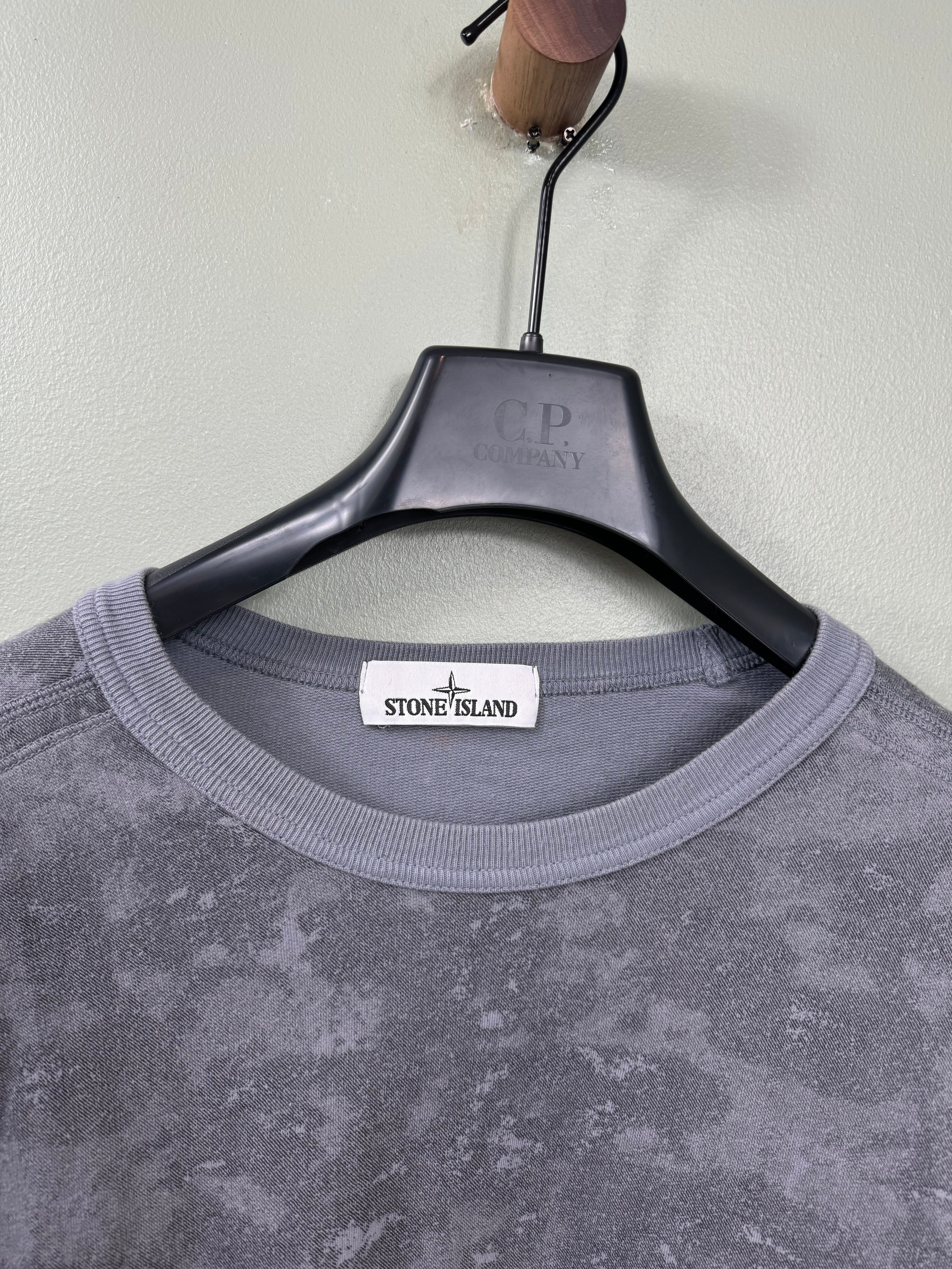 Stone Island Grey Camo Jumper