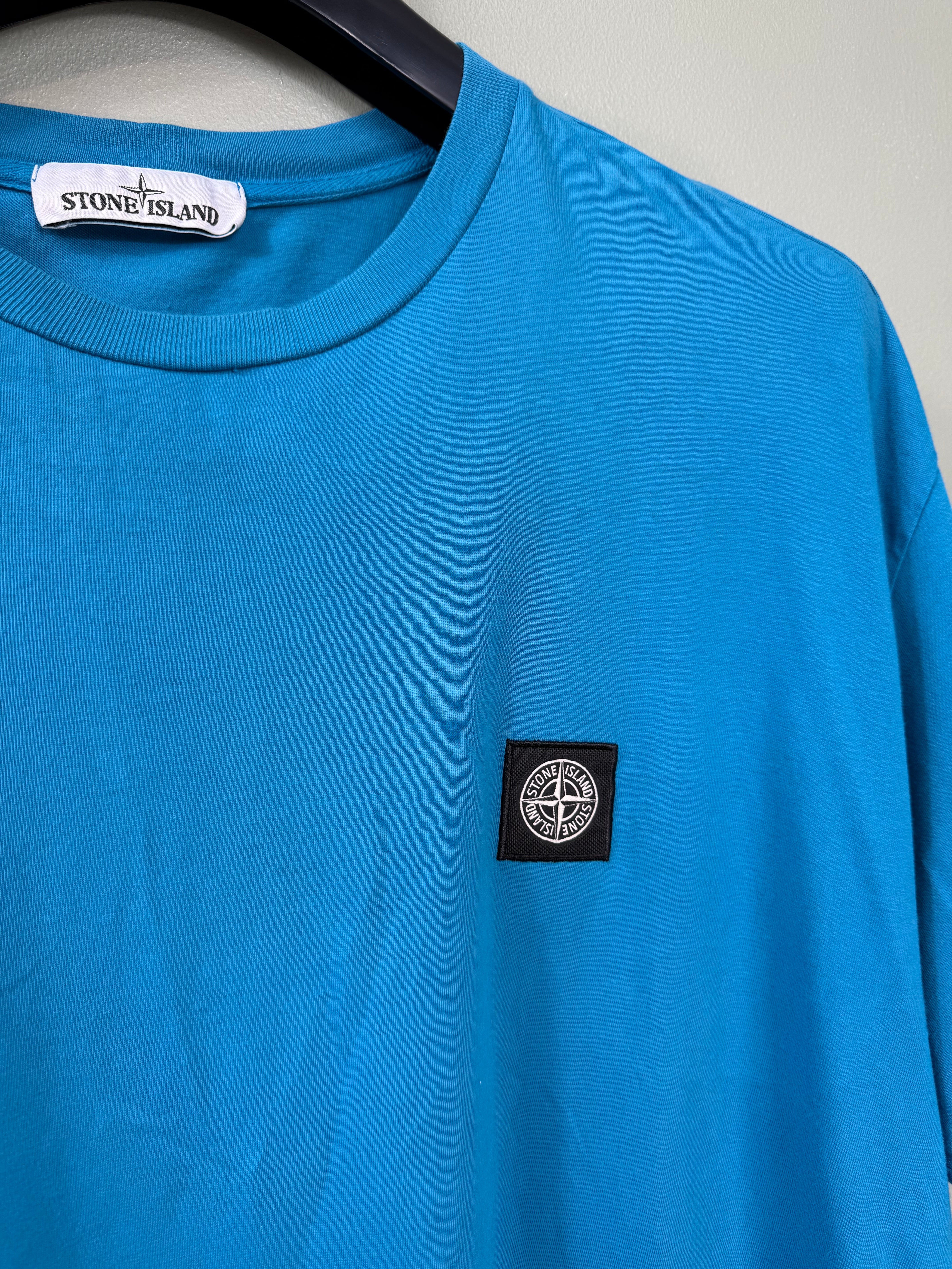 Stone Island Aqua Blue T-Shirt