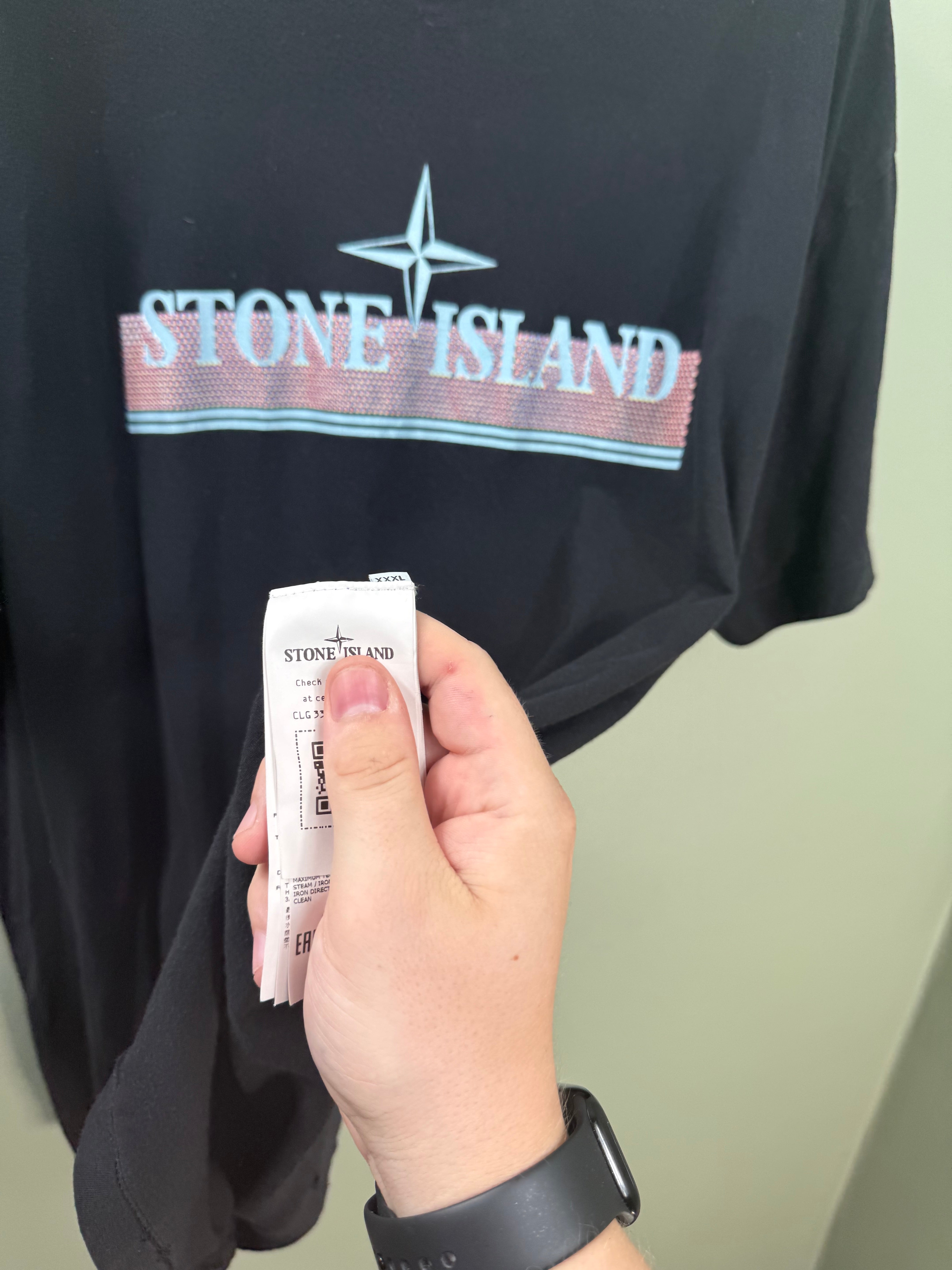 Stone Island Black T-Shirt