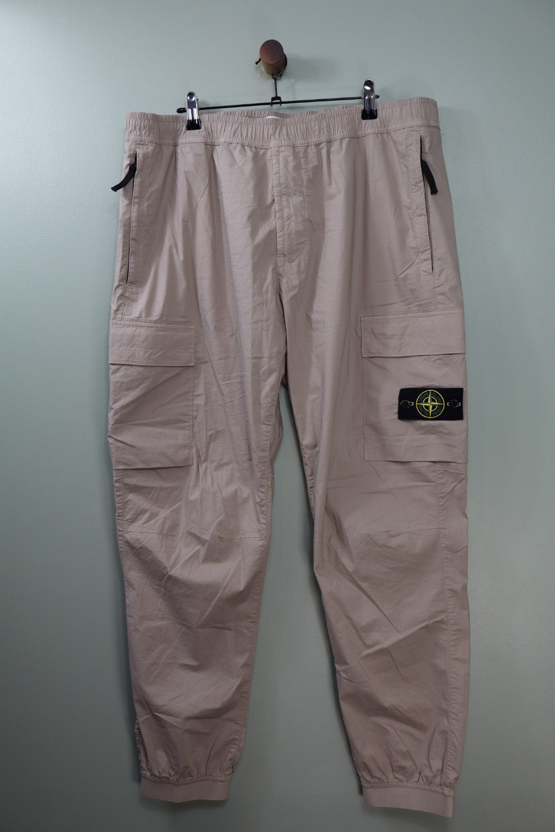 Stone Island Beige RE-T Cargo Bottoms
