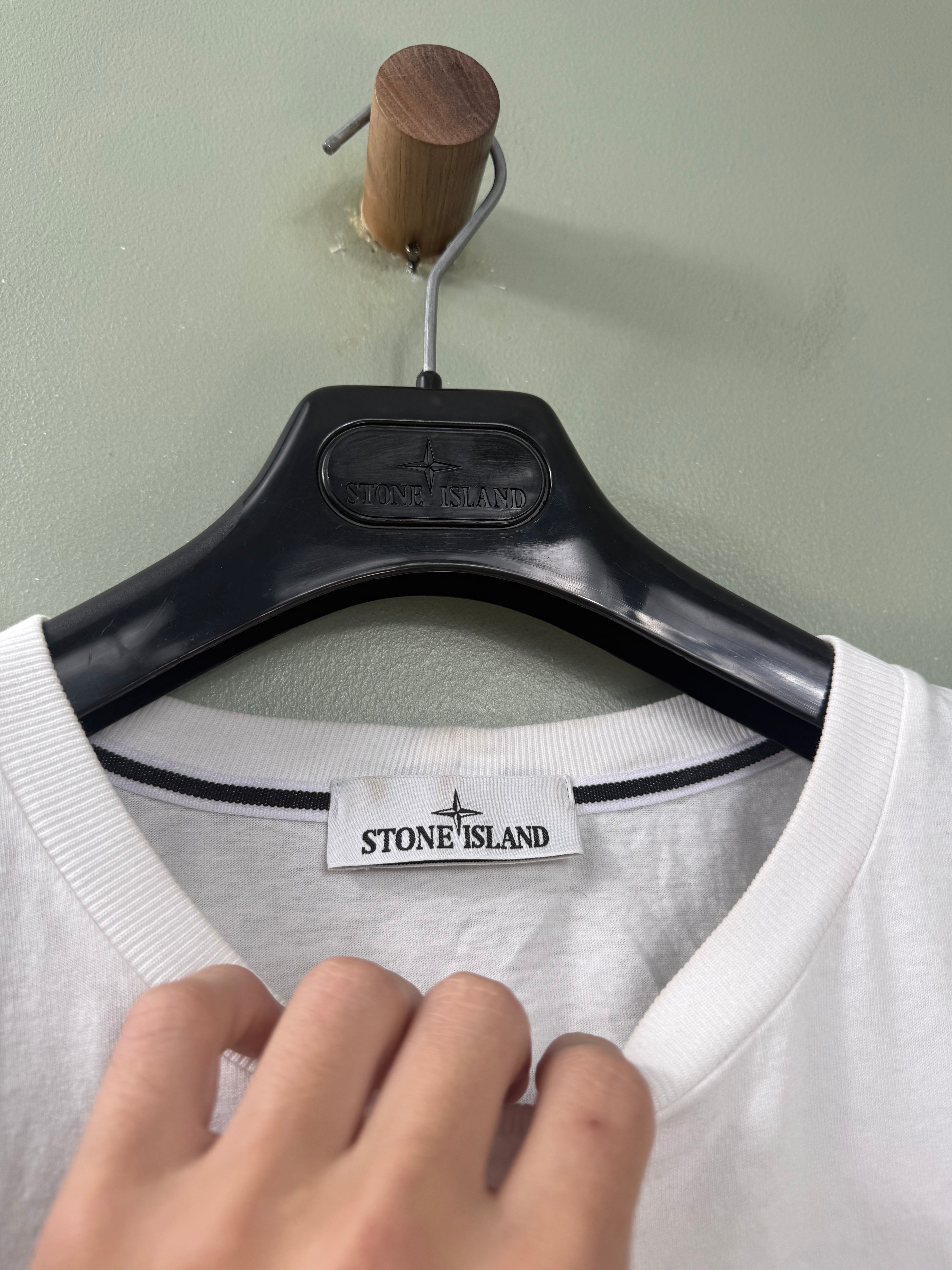 Stone Island White T-Shirt