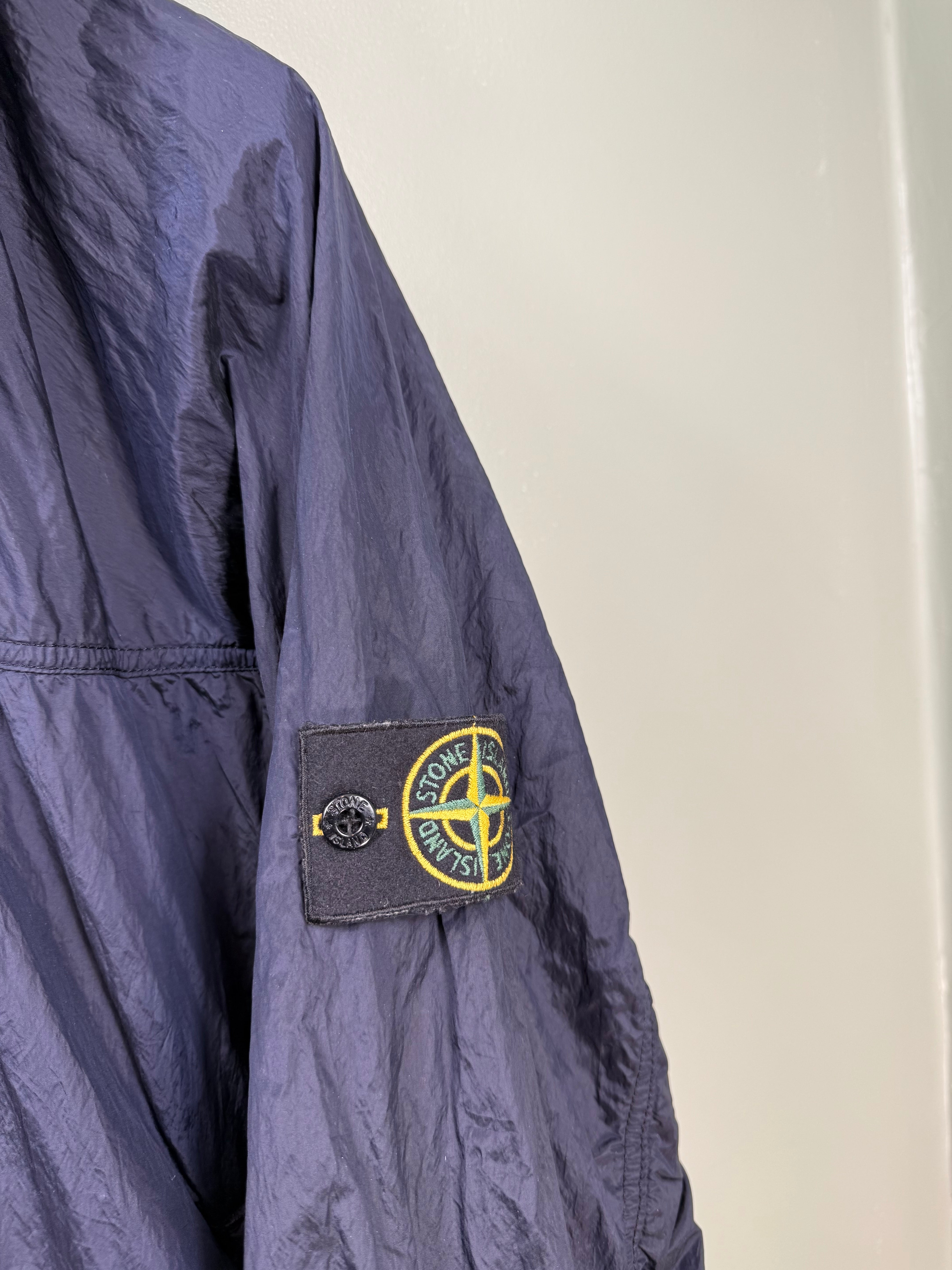 Stone Island Navy Nylon Metal Watro Jacket