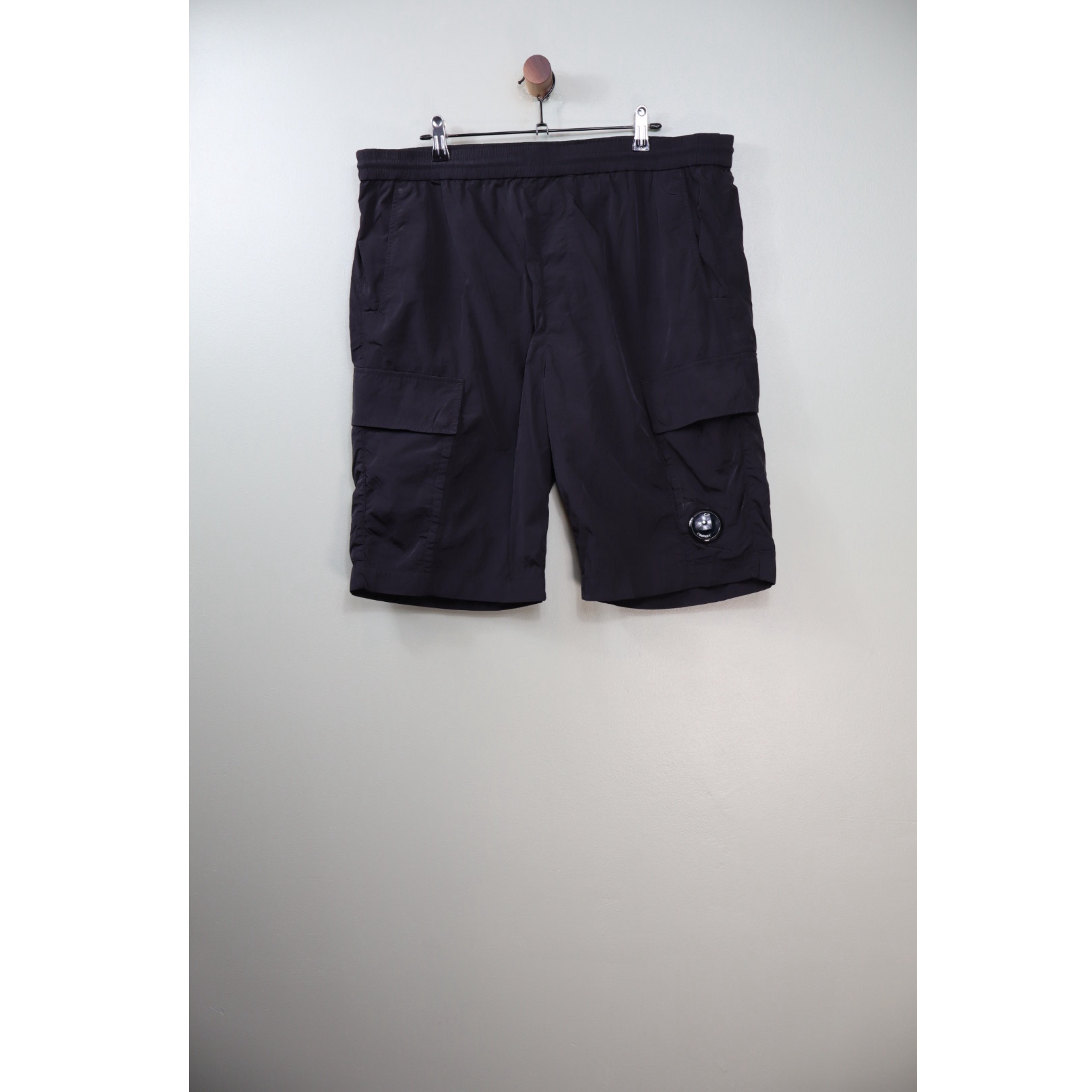 CP Company Black Chrome Shorts