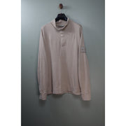 Stone Island Beige Ghost 1/4 Button Jumper