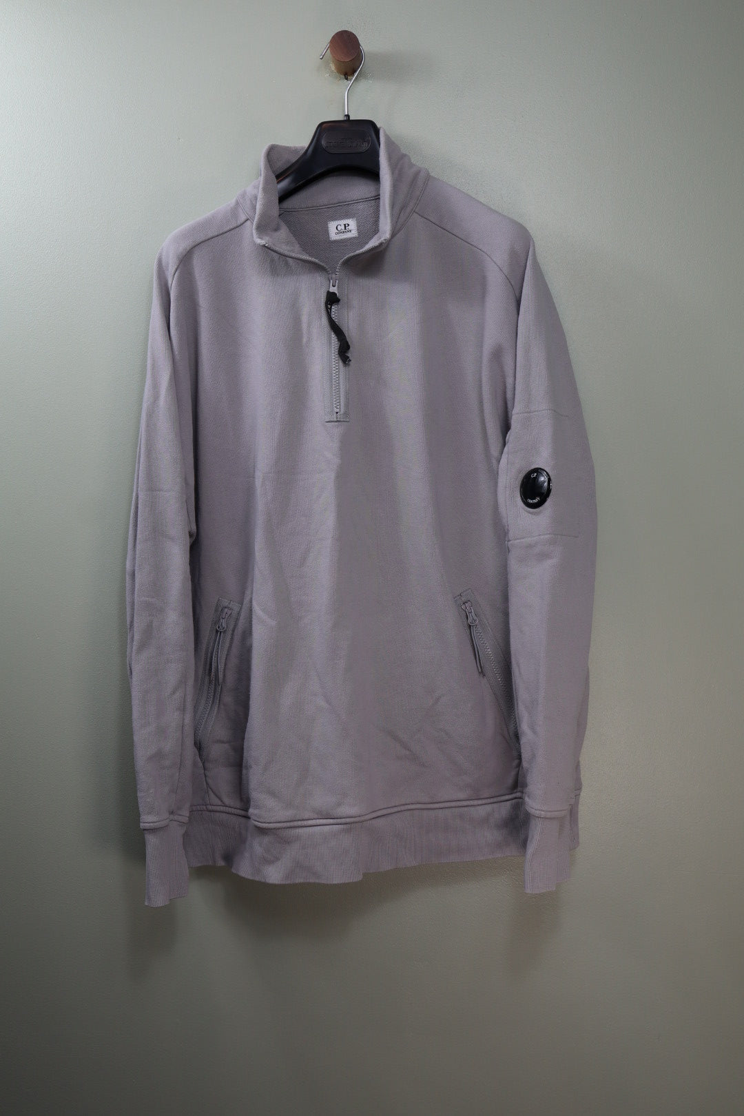 C.P. Company Grey 1/4 Zip Jumper