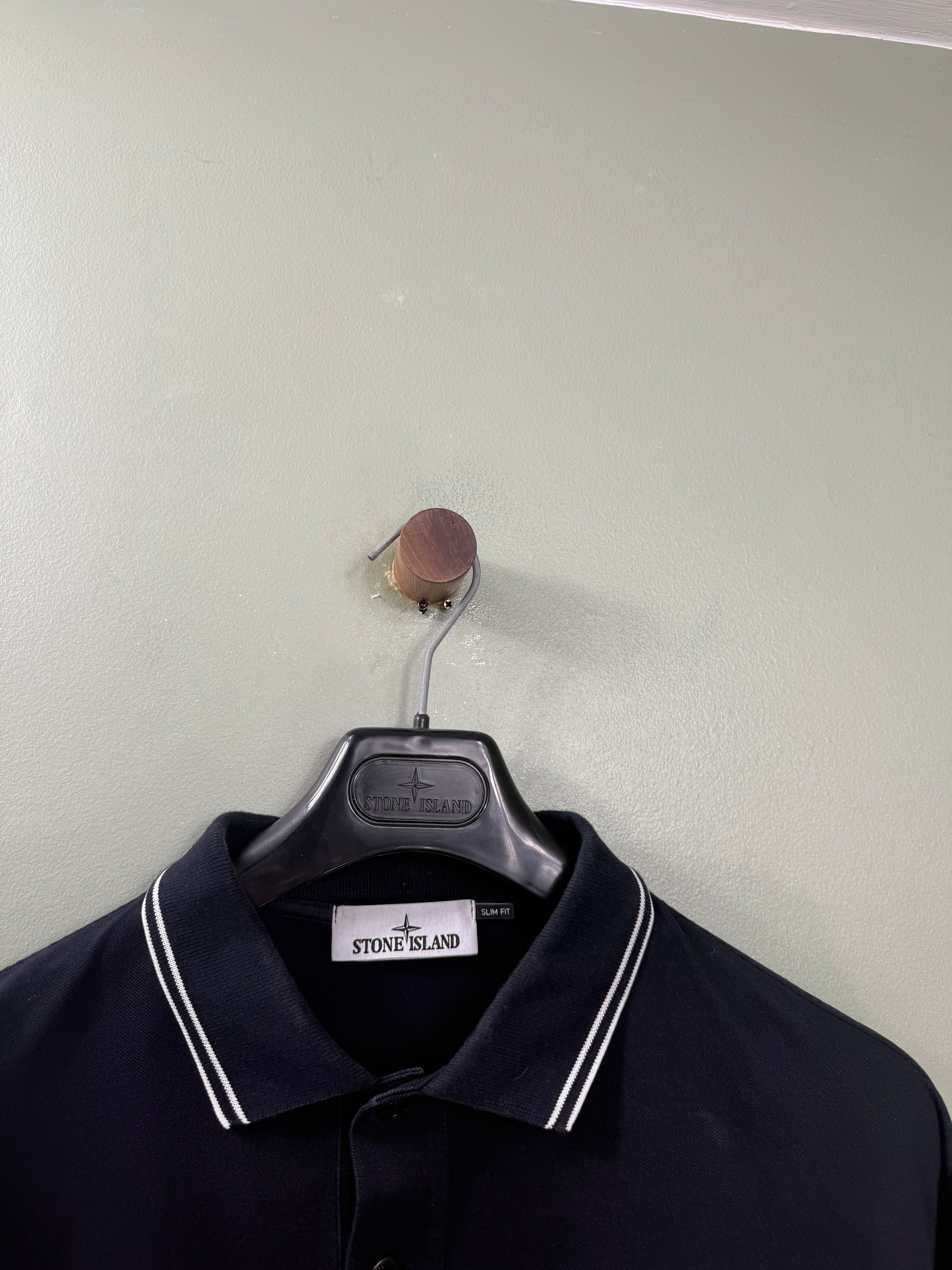 Stone Island Navy Slim Fit Polo