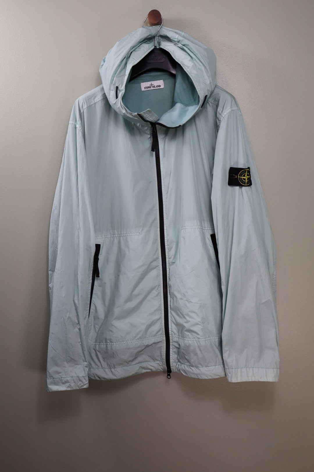 Stone Island Ice Blue Crinkle Reps Jacket