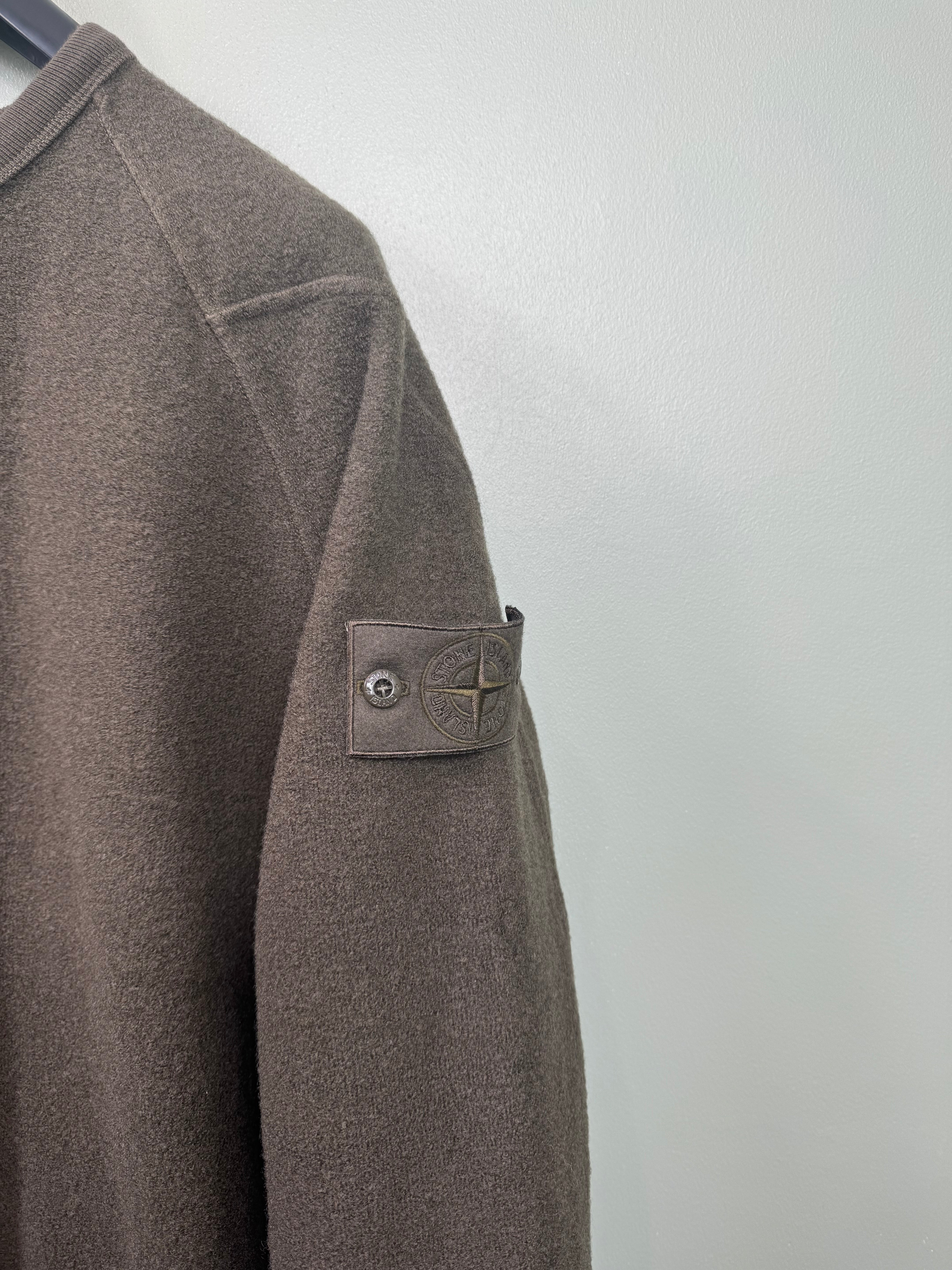 Stone Island Khaki Ghost Knit Jumper