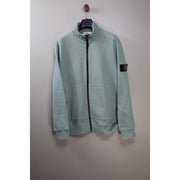 Stone Island Sage Green Full Zip Jumper
