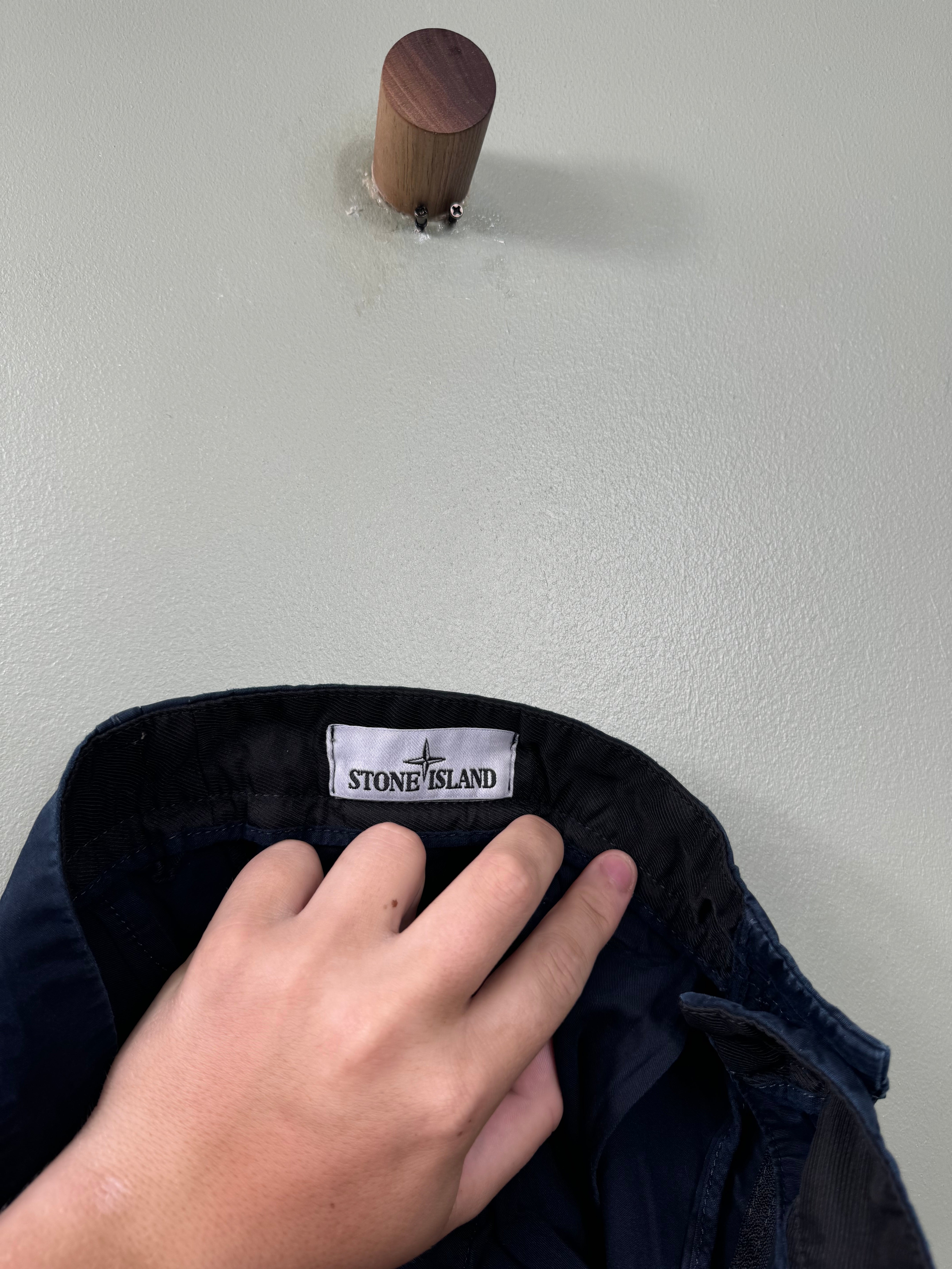 Stone Island Navy SL Cargo Shorts