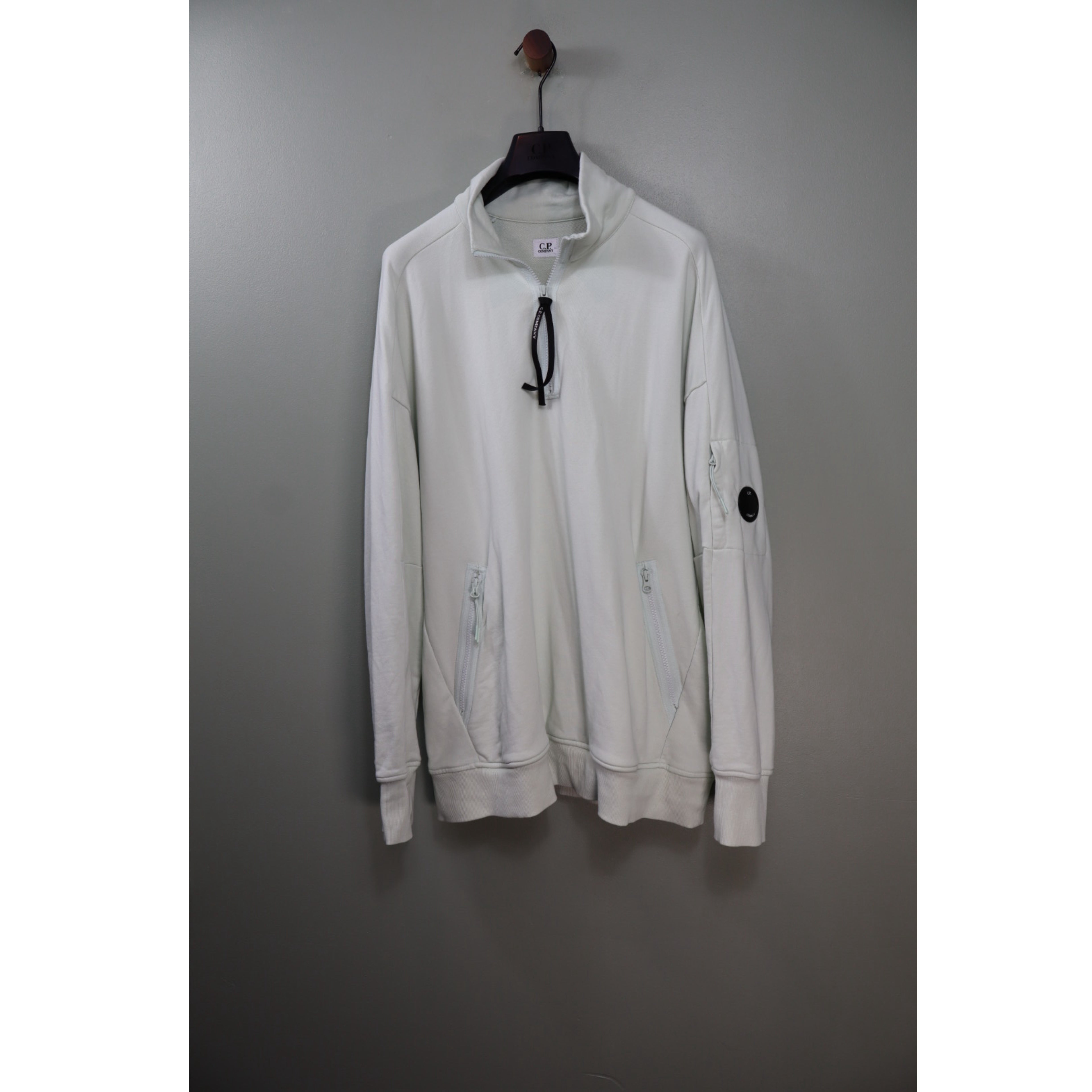 C.P. Company Pastel Green 1/4 Zip Jumper