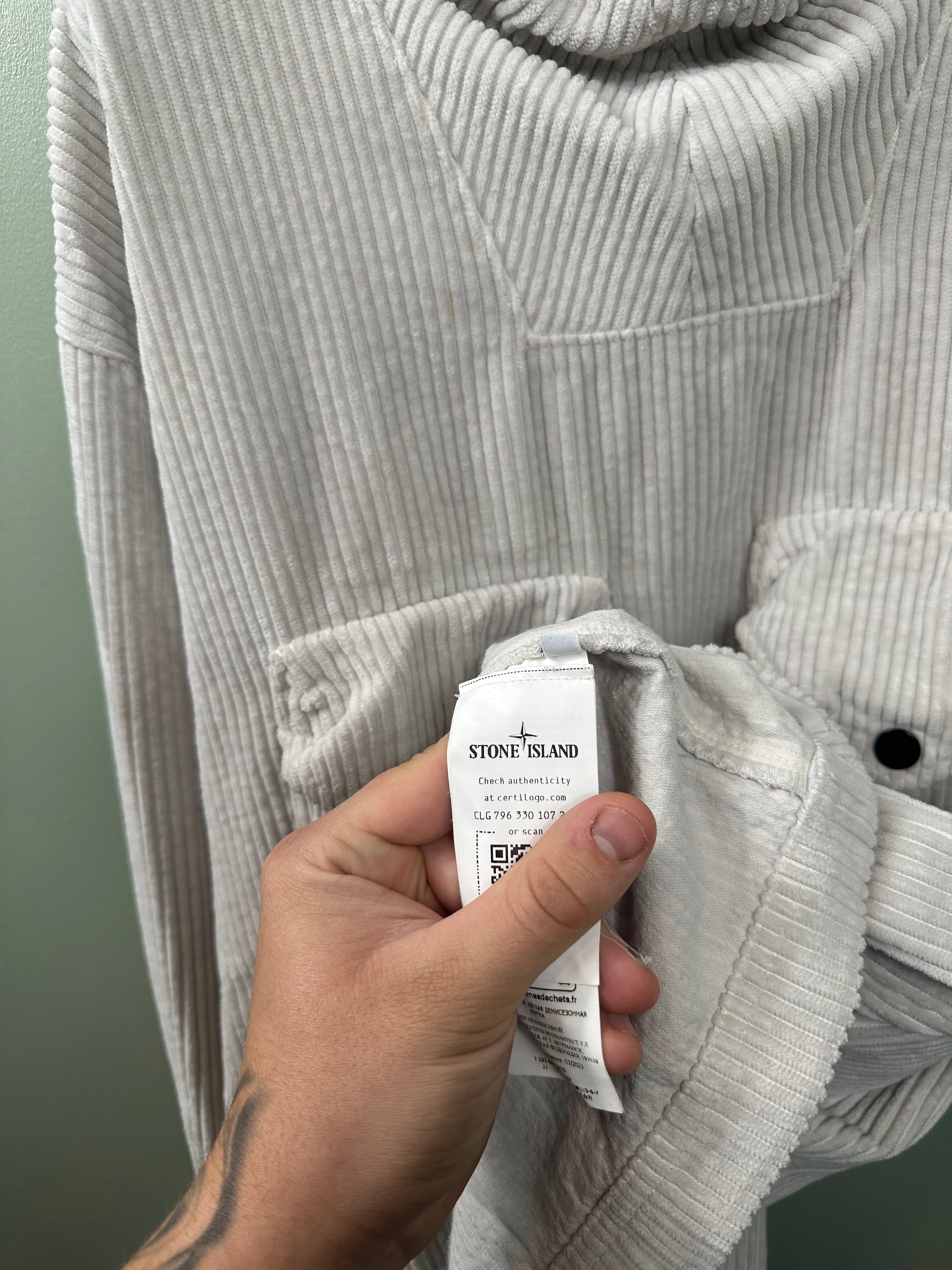 Stone Island Beige Corduroy Smock