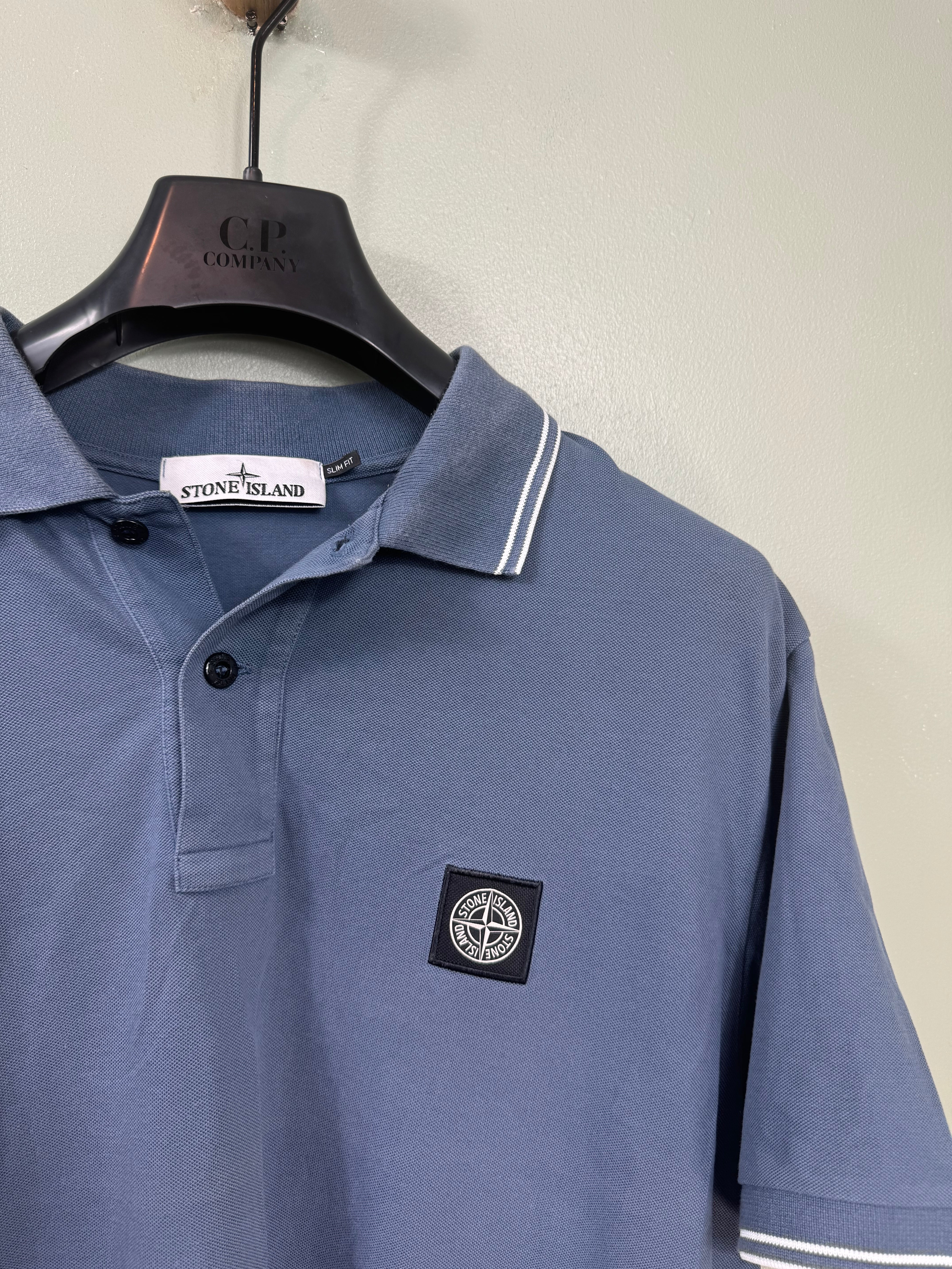 Stone Island Blue Polo