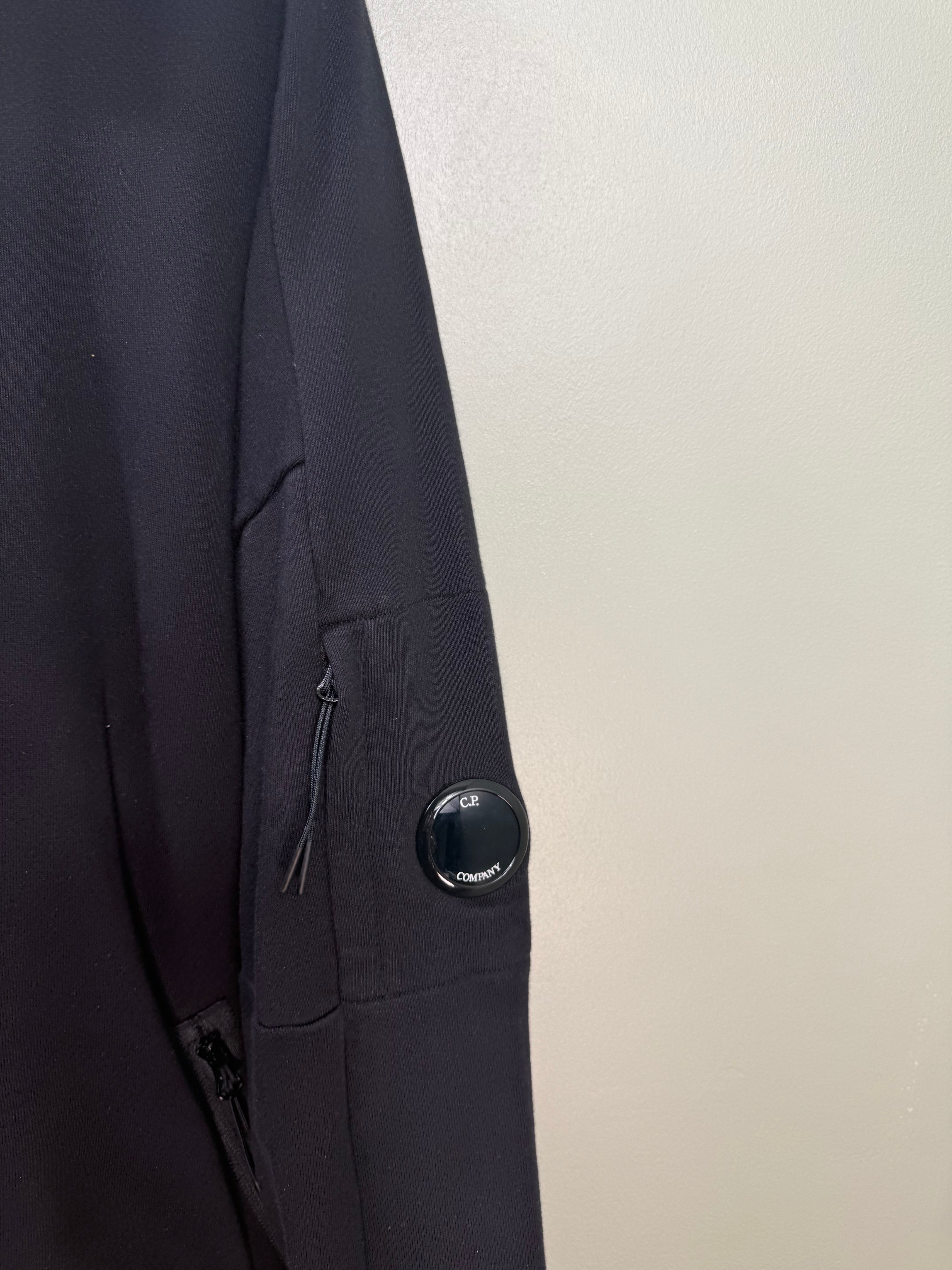 C.P. Company Black 1/4 Zip Jumper
