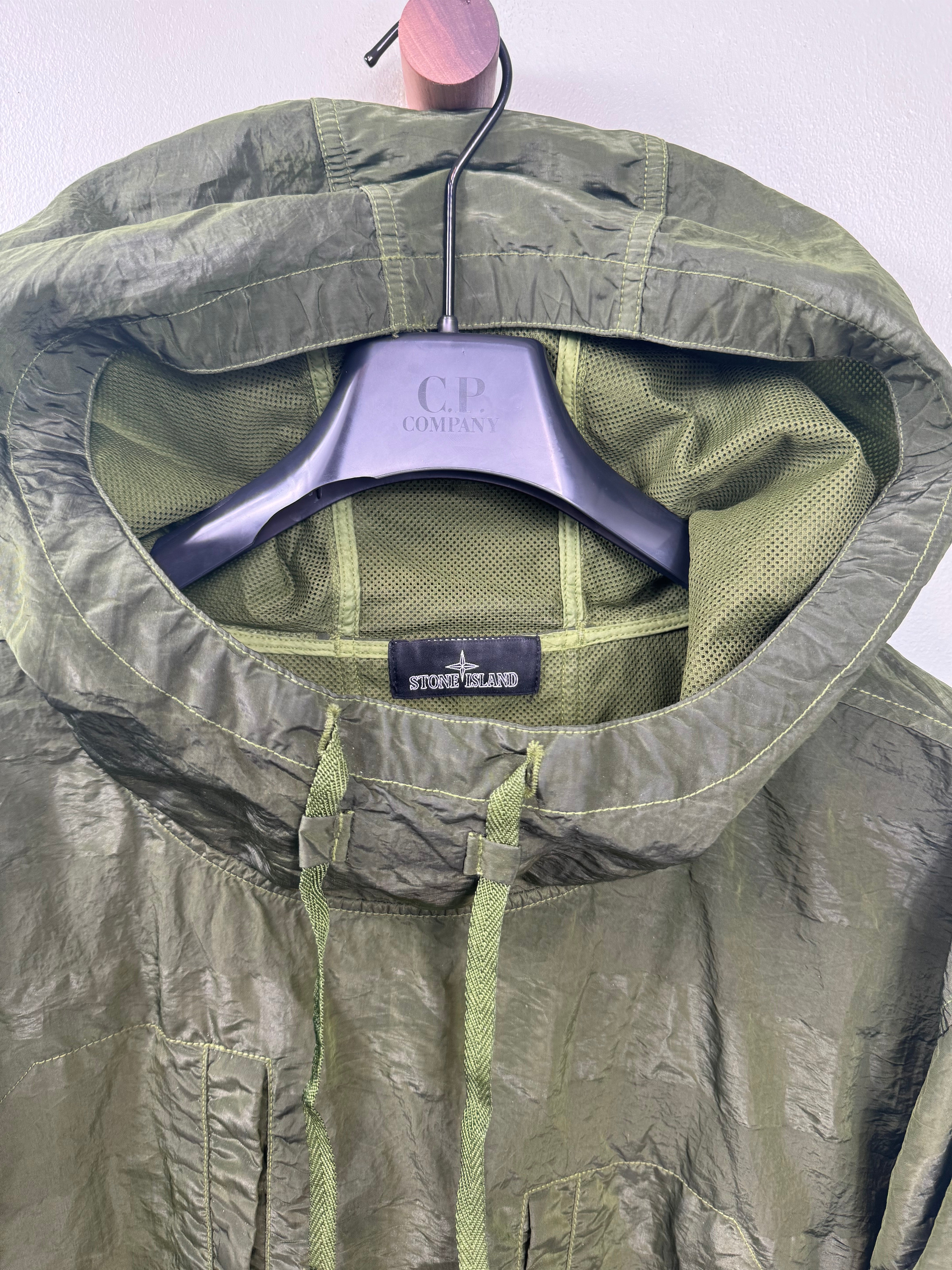 Stone Island Khaki Shadow Project Nylon Metal Smock