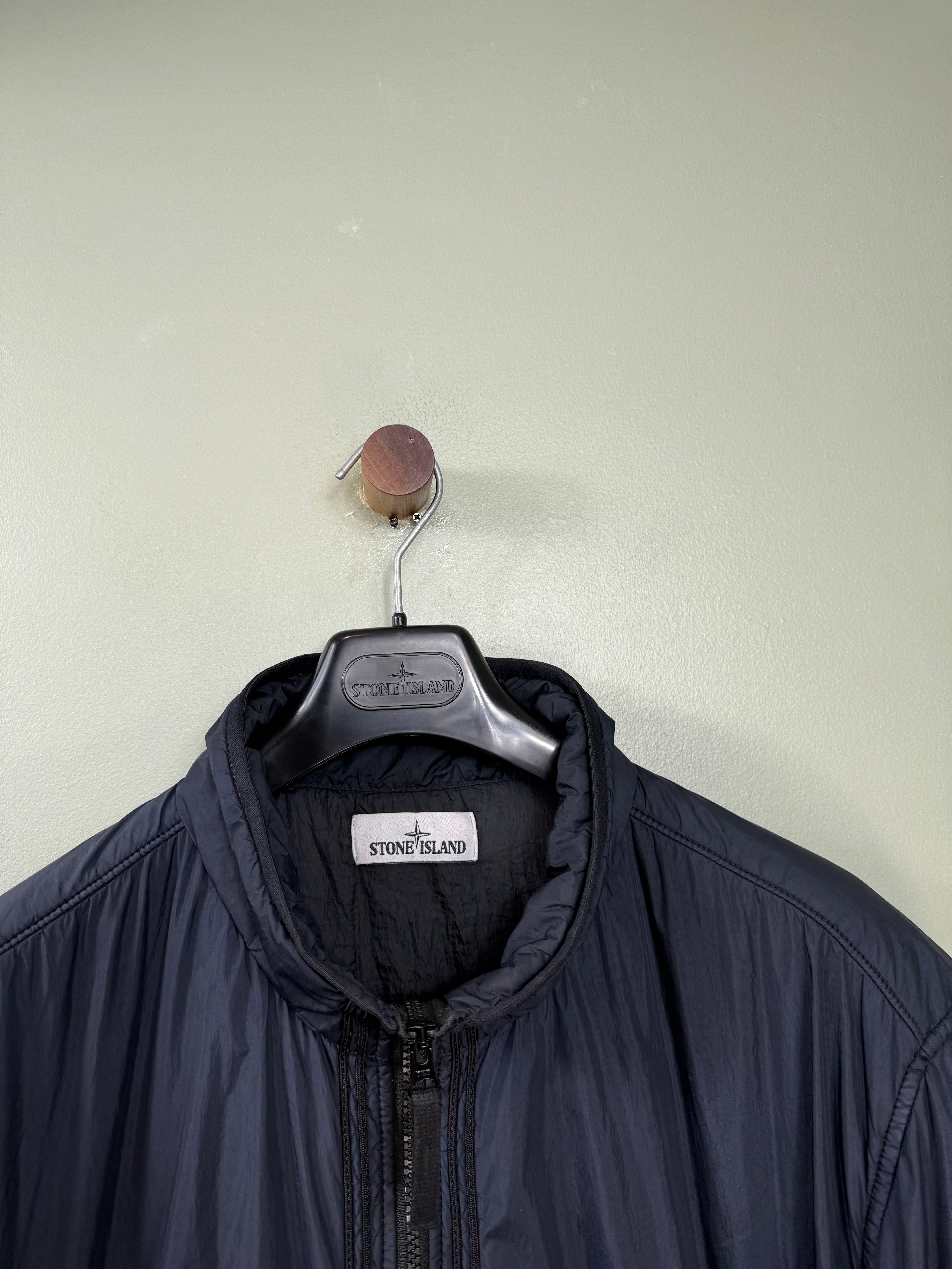 Stone Island Navy Crinkle Reps Jacket