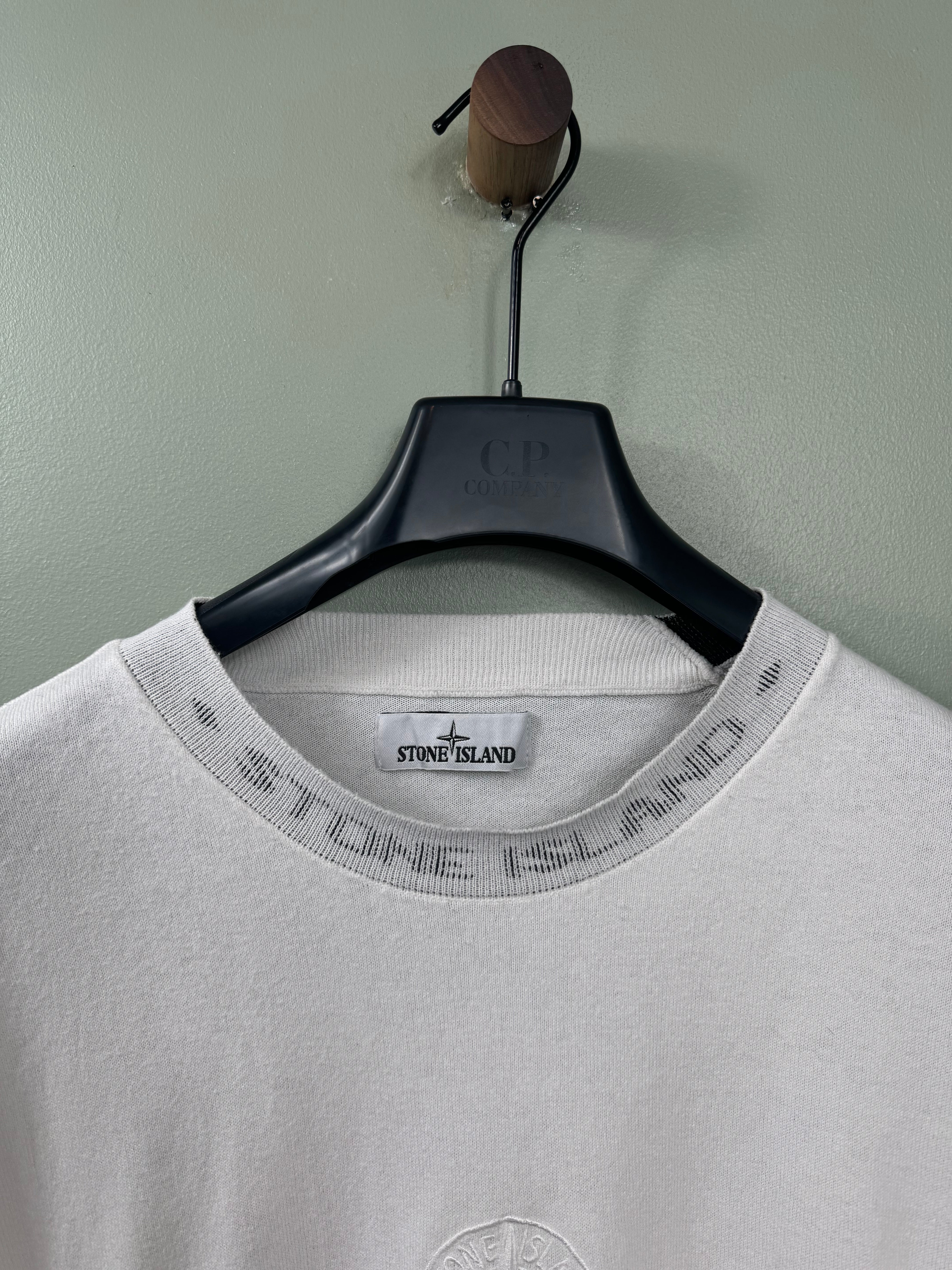 Stone Island White Tee