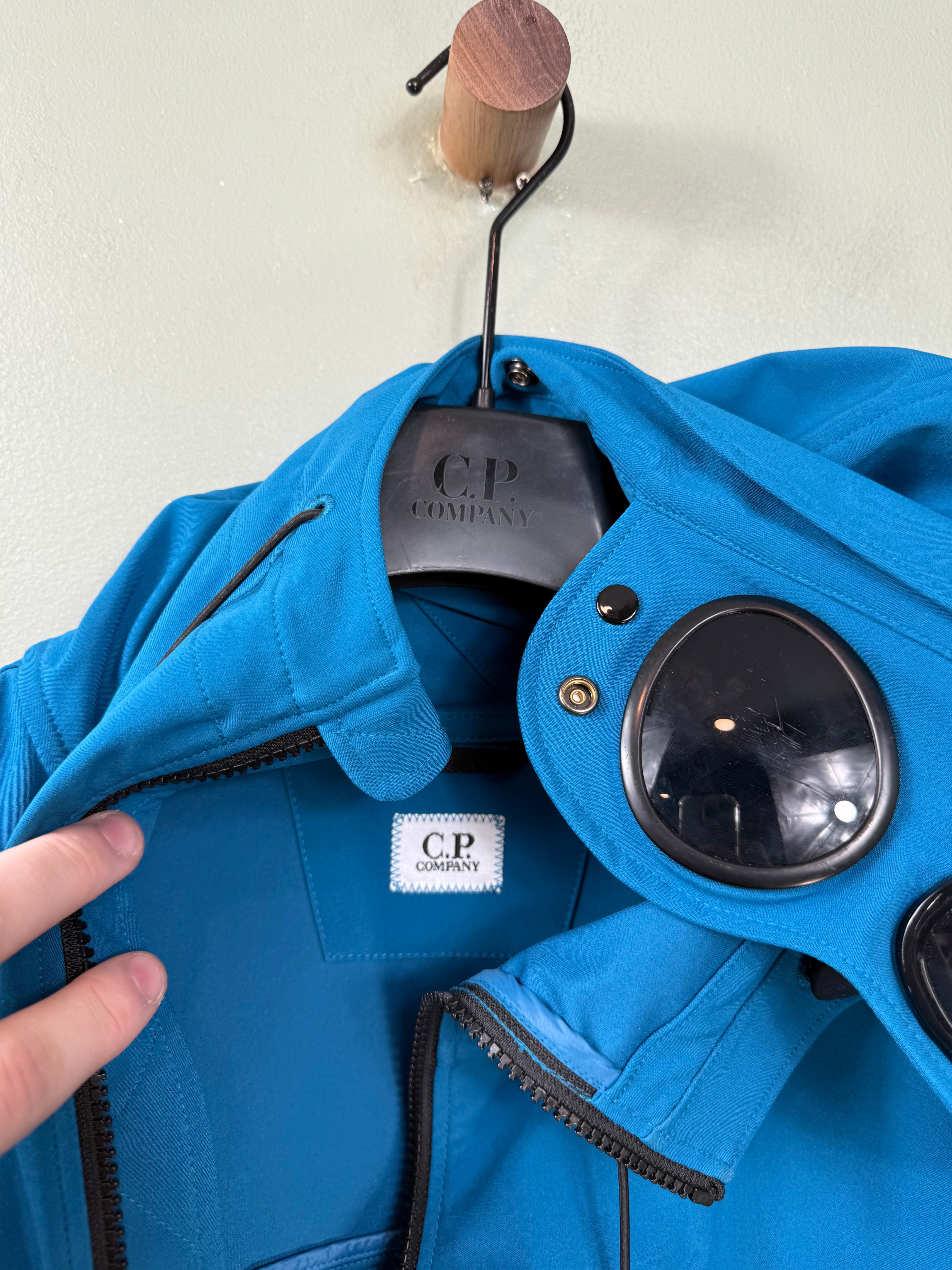 C.P. Company Blue Soft Shell Jacket