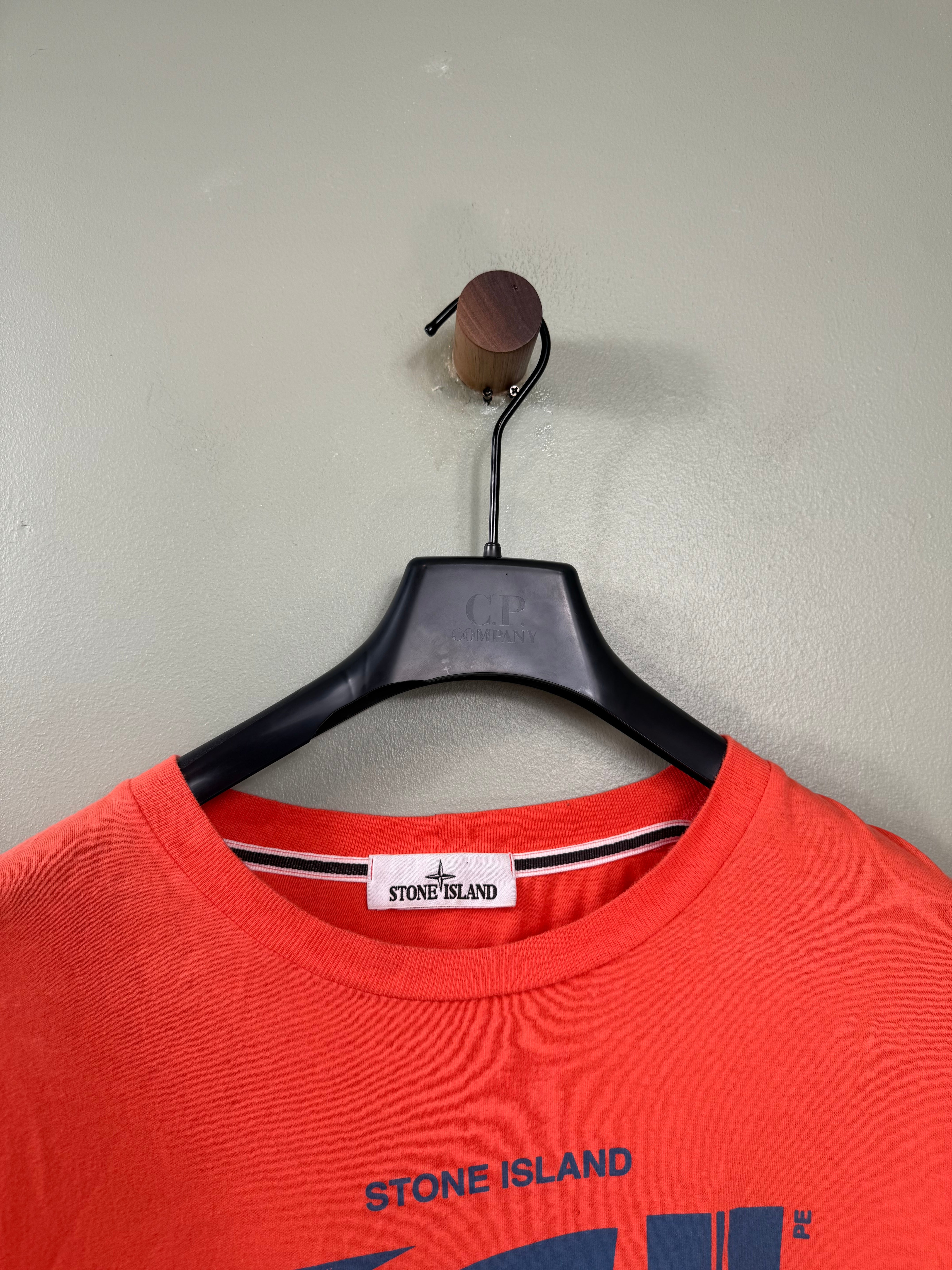 Stone Island Orange T-Shirt