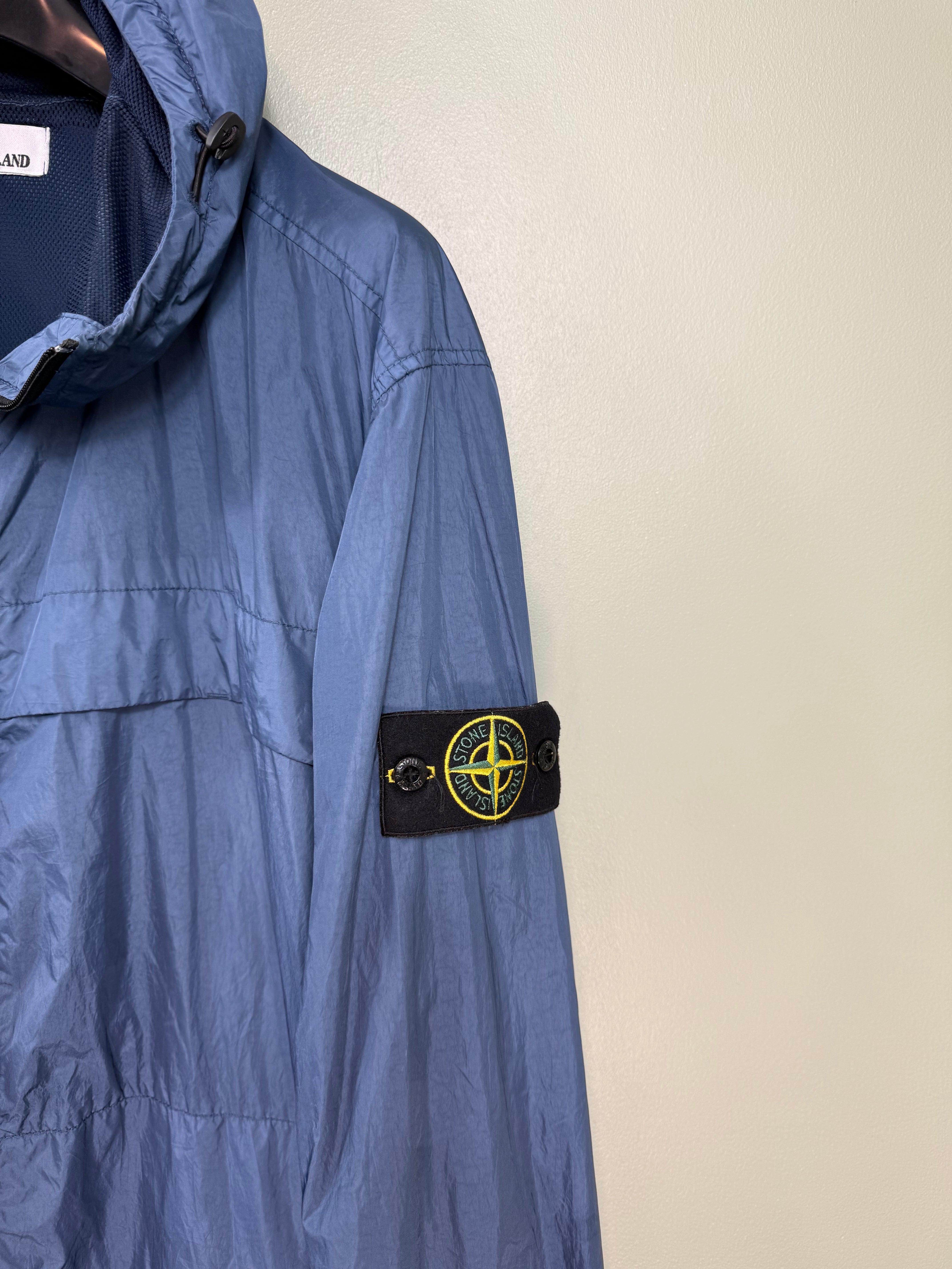 Stone Island Blue Crinkle Reps Jacket