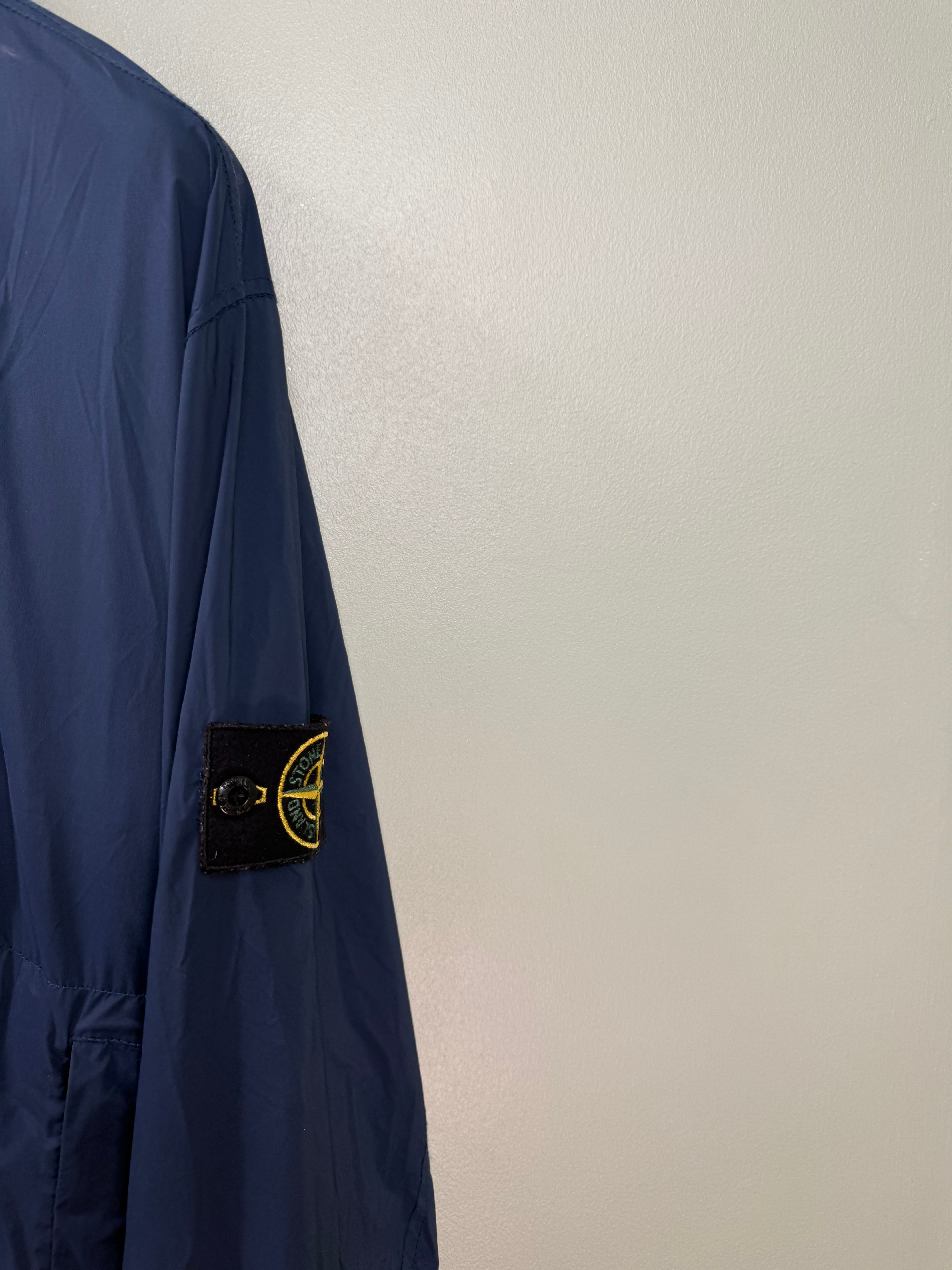Stone Island Navy Skin Touch Bomber Jacket