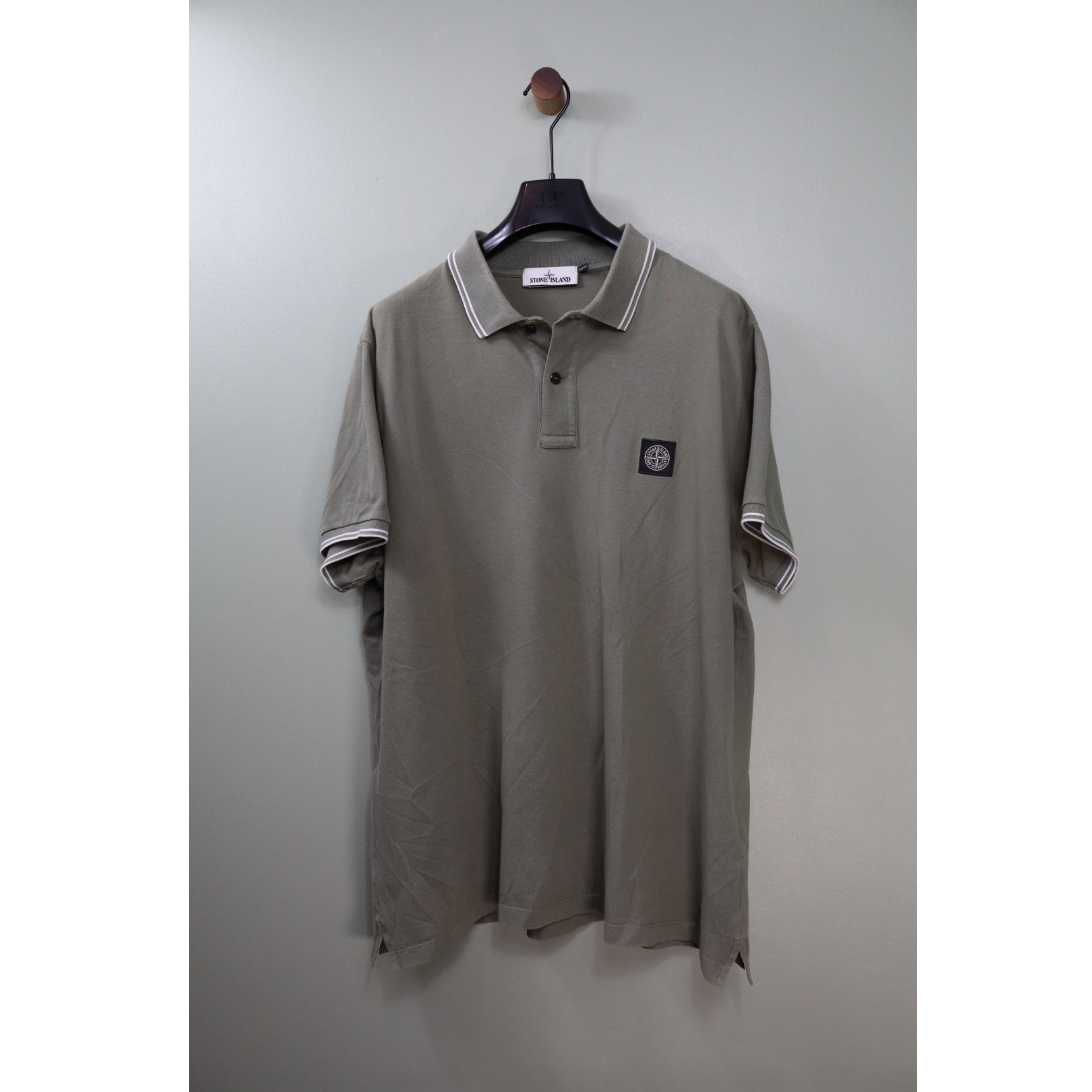 Stone Island Khaki Polo