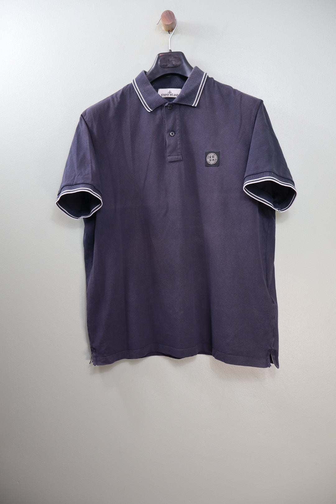 Stone Island Navy Slim Fit Polo