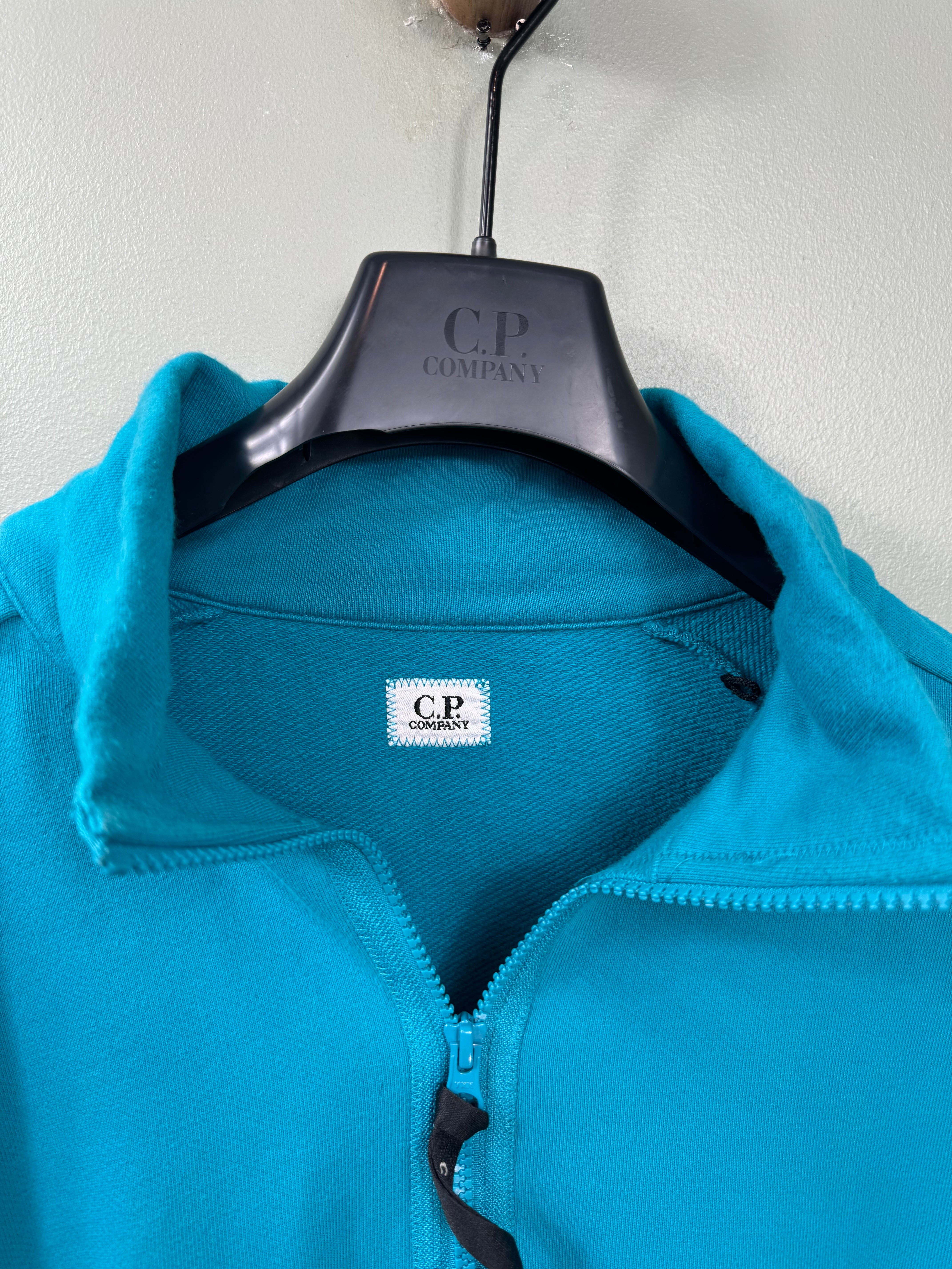 CP Company Blue 1/4 Zip Jumper
