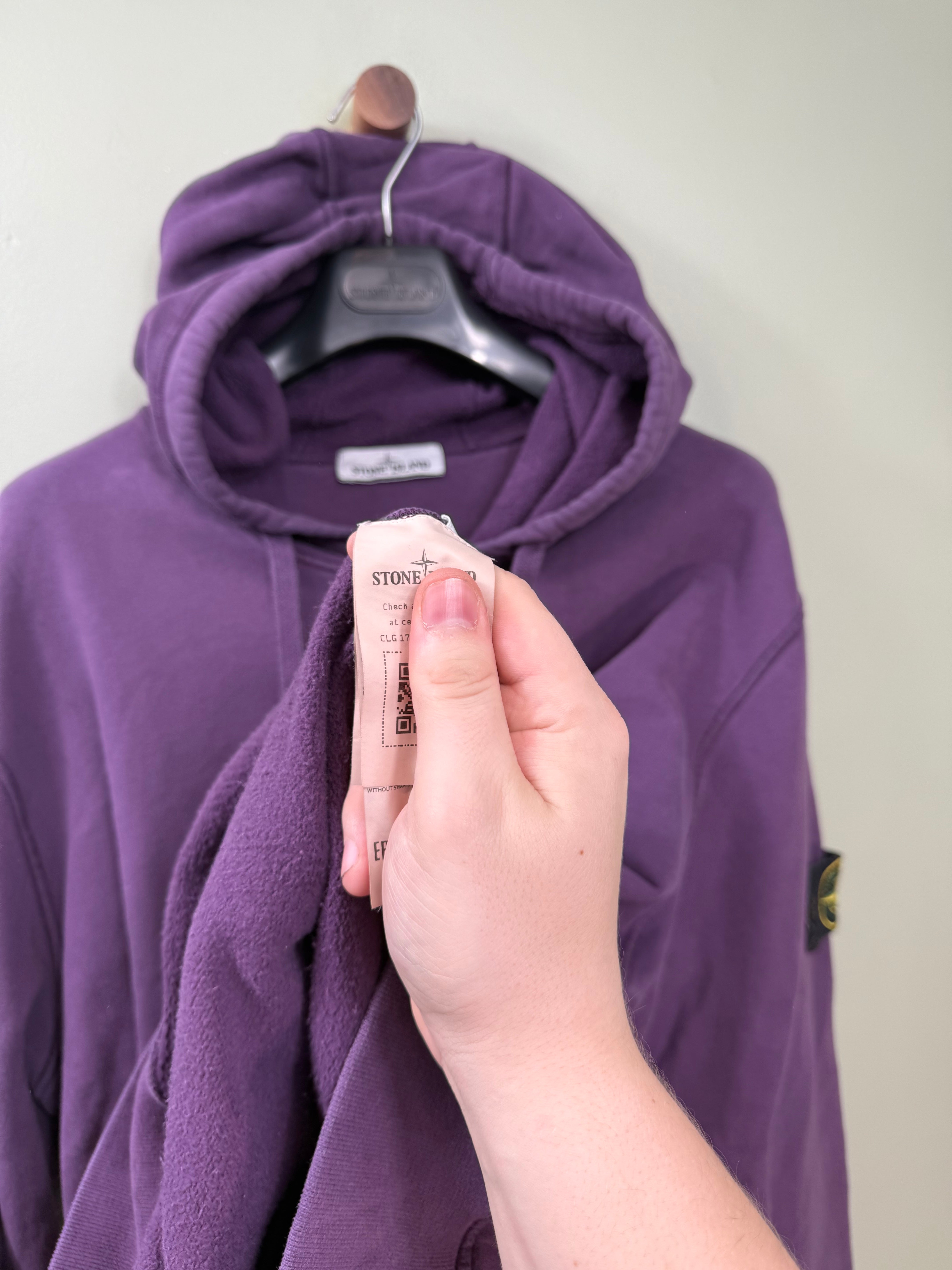 Stone Island Purple Hoodie