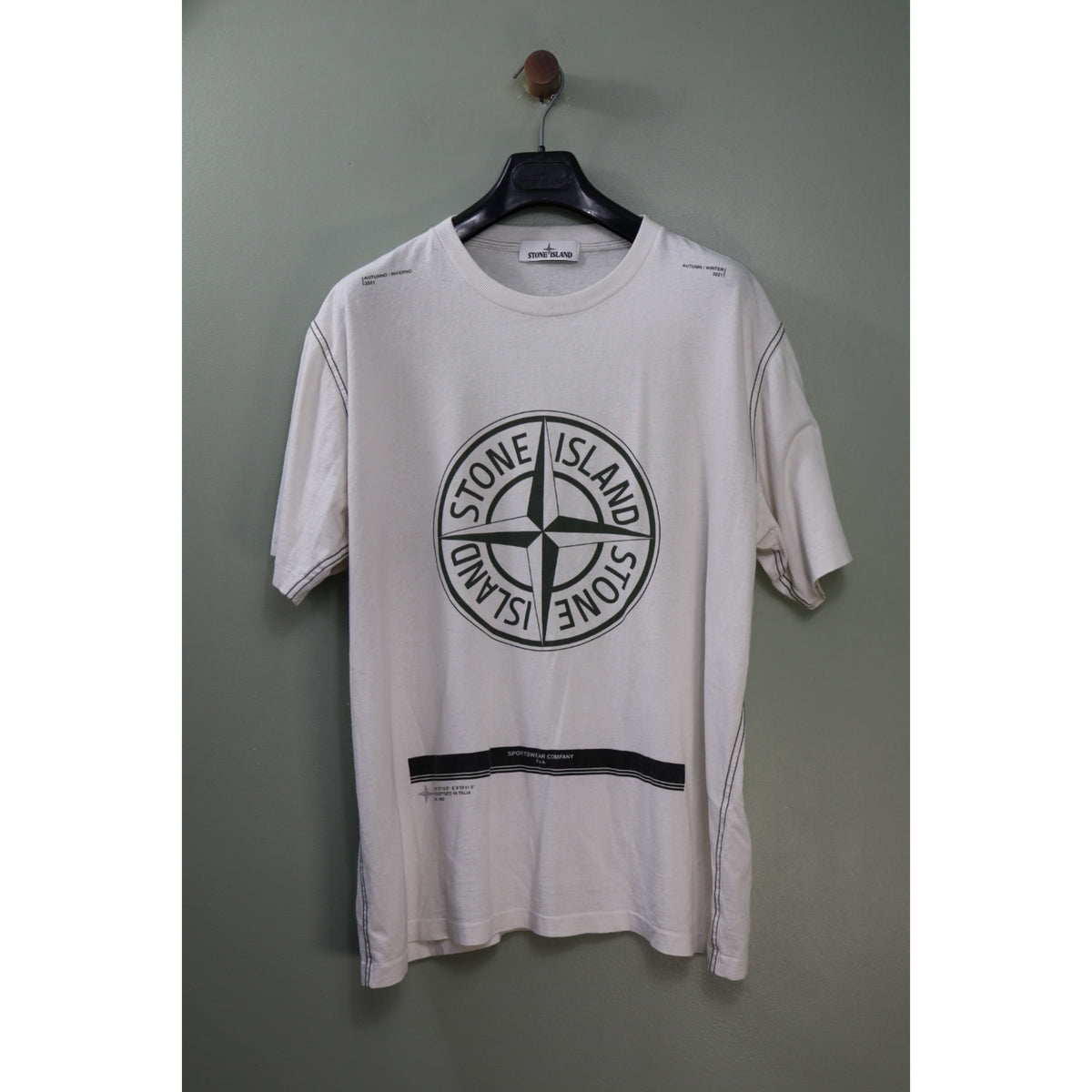 Stone Island White T-Shirt