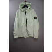 Stone Island Pastel Green Supima Cotton Twill Jacket