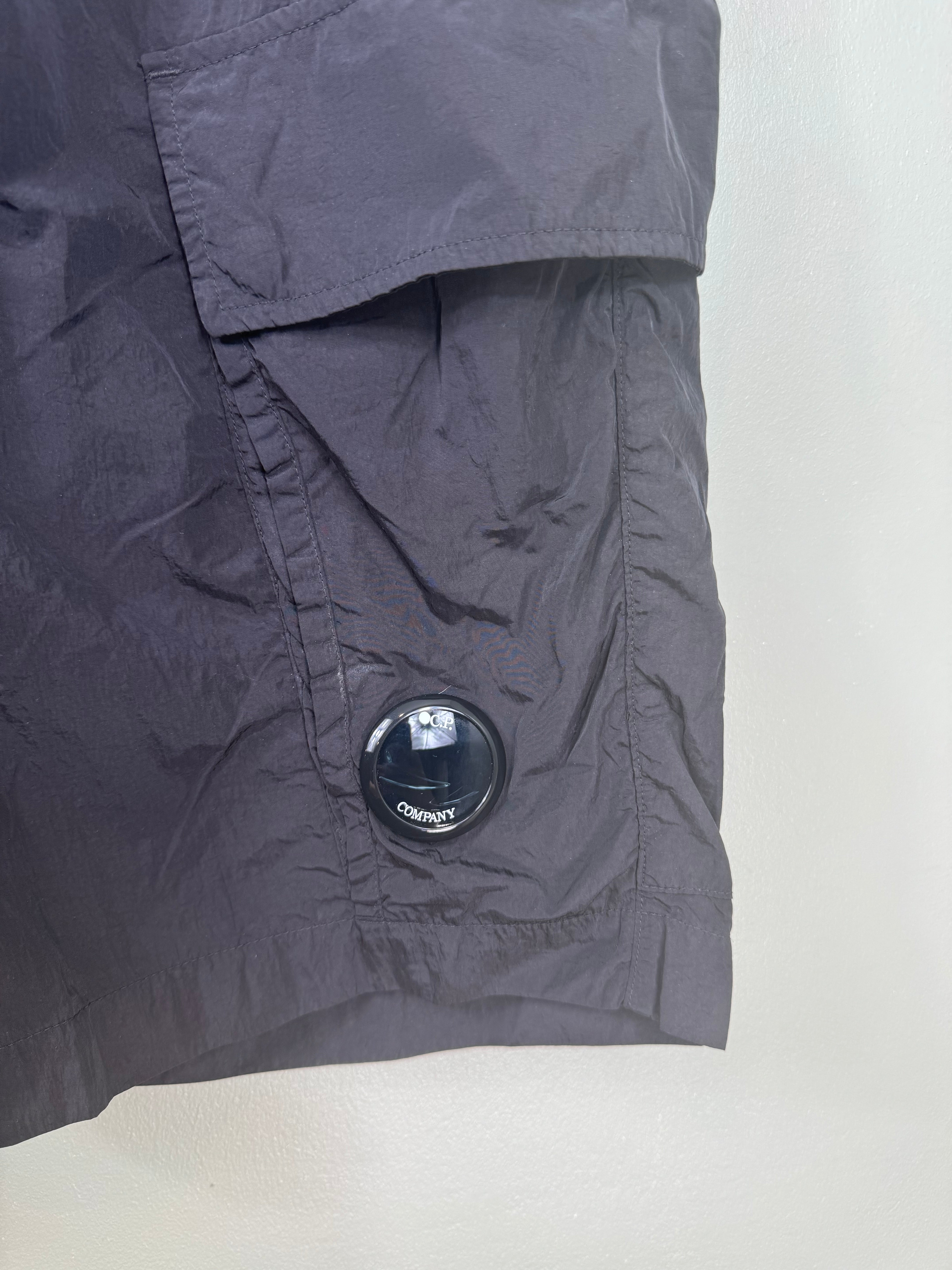 CP Company Black Chrome Shorts