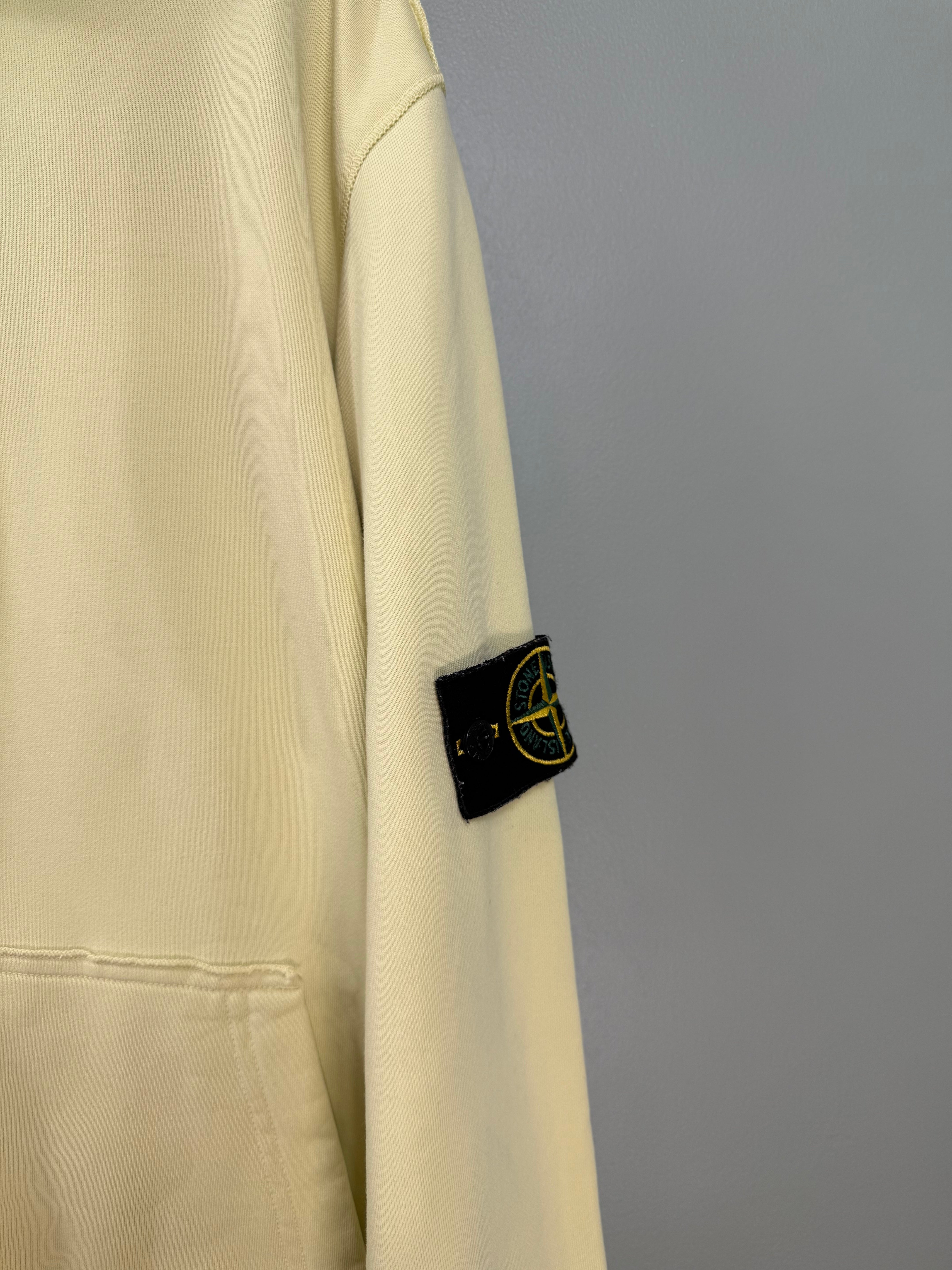 Stone Island Yellow Hoodie
