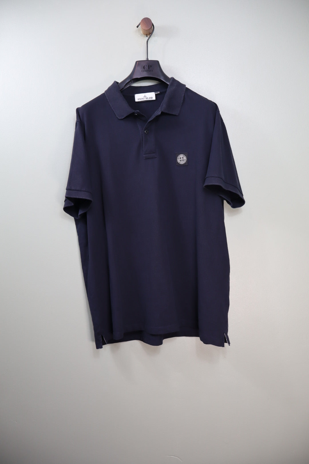 Stone Island Navy Slim Fit Polo