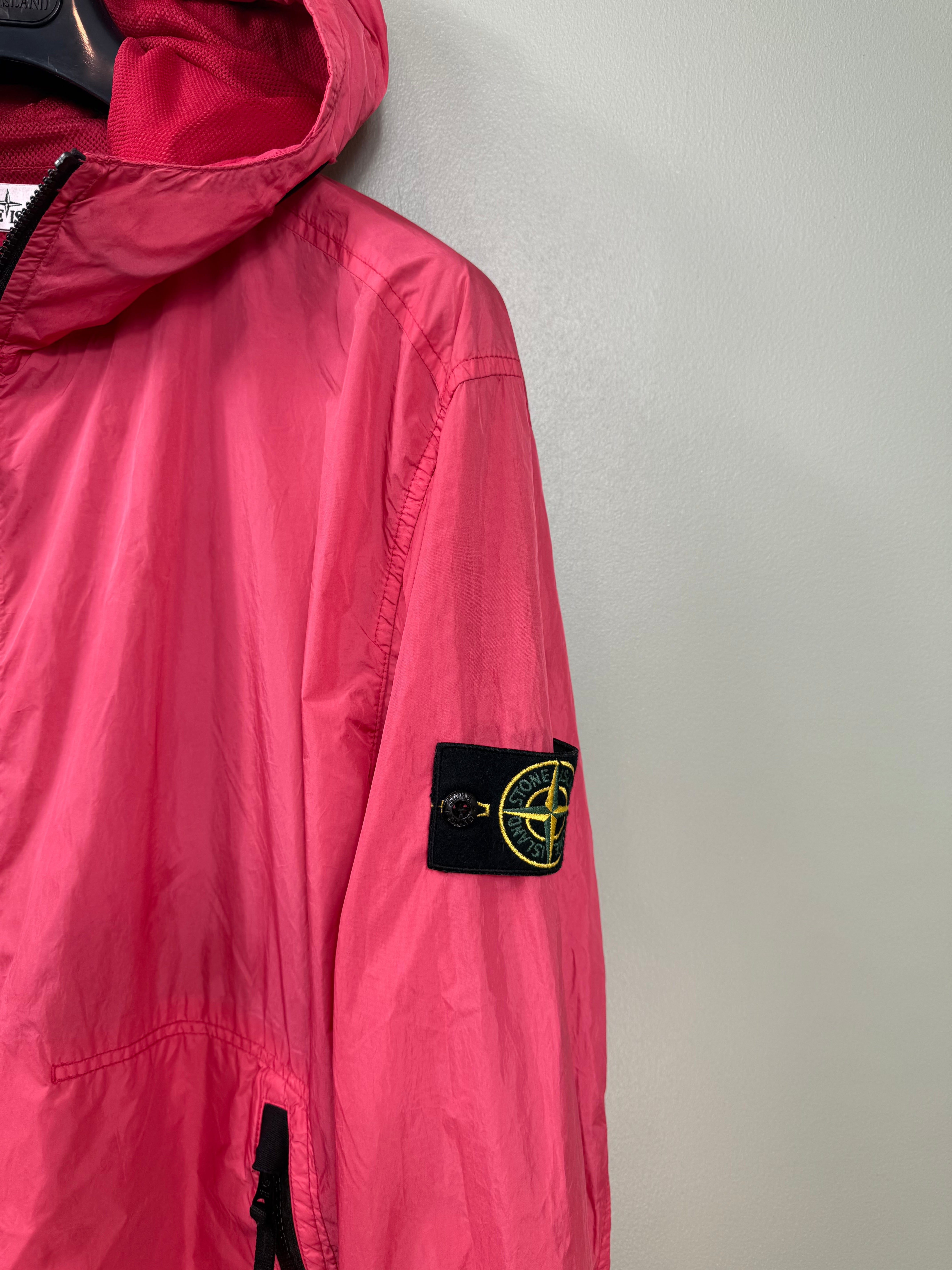 Stone Island Pink Crinkle Reps Jacket