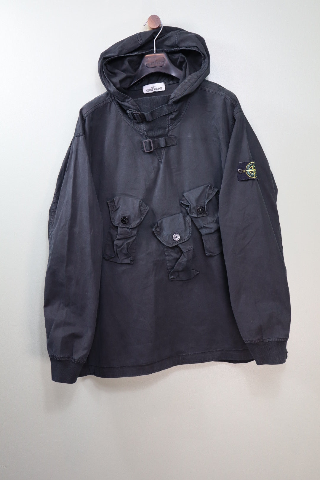 Stone Island Black Multipocket Smock