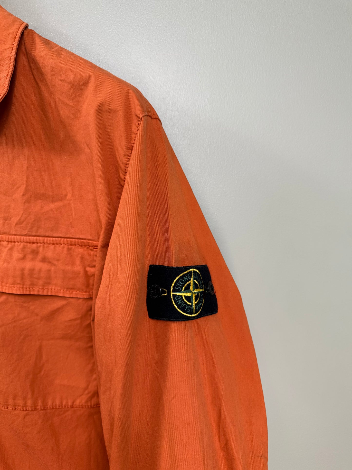Stone Island Orange Overshirt