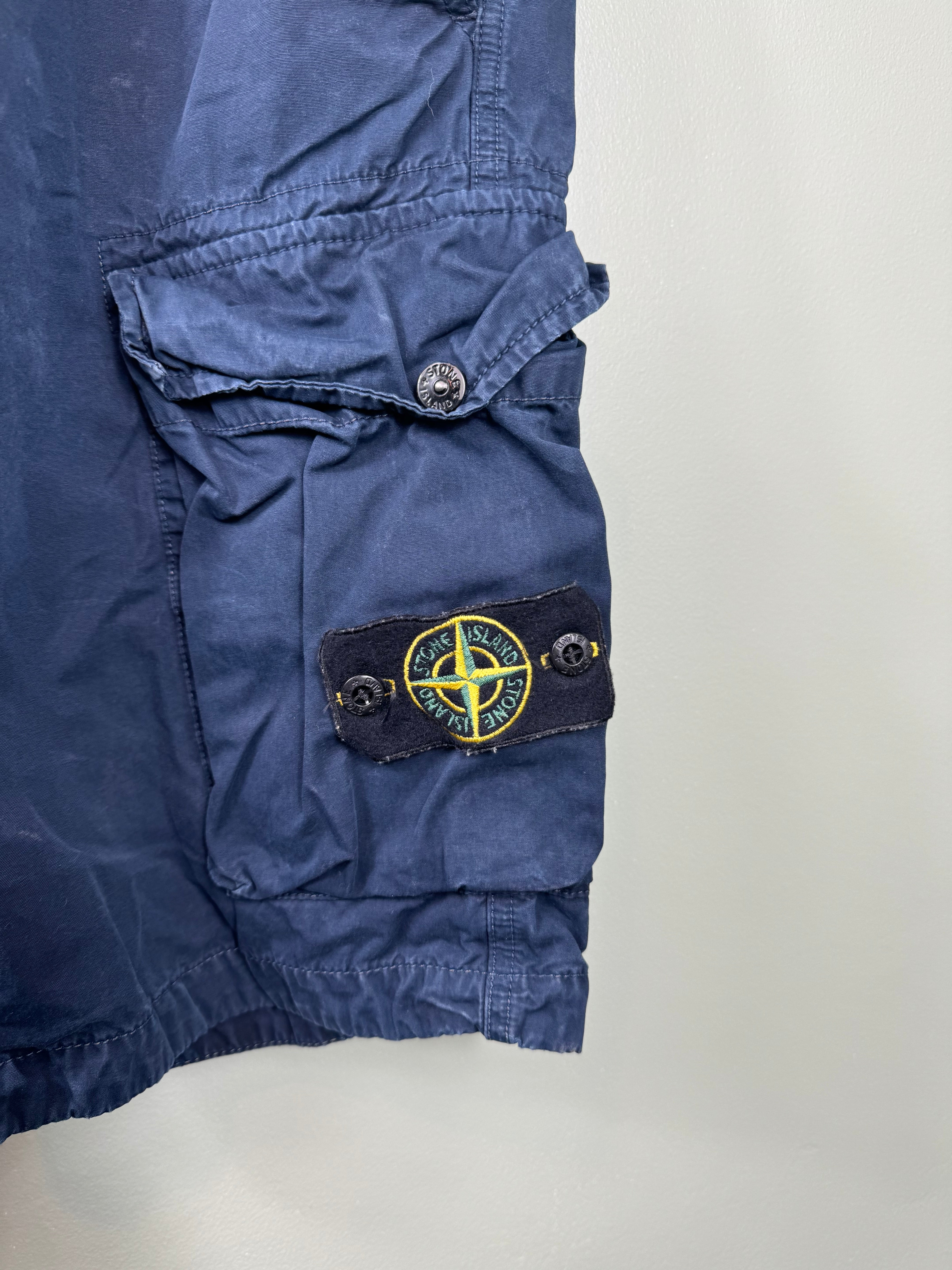 Stone Island Navy SL Cargo Shorts