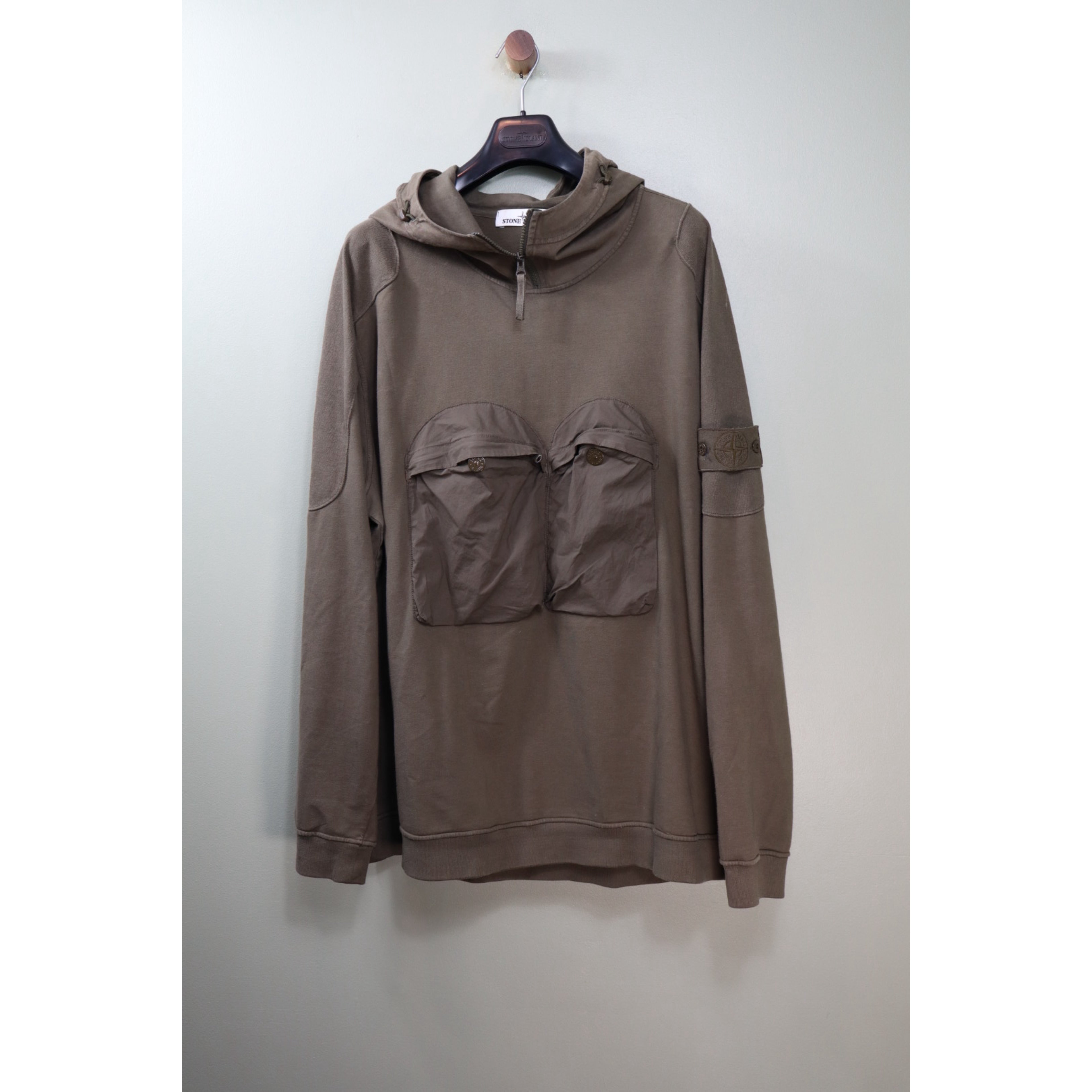 Stone Island Khaki Ghost Hoodie