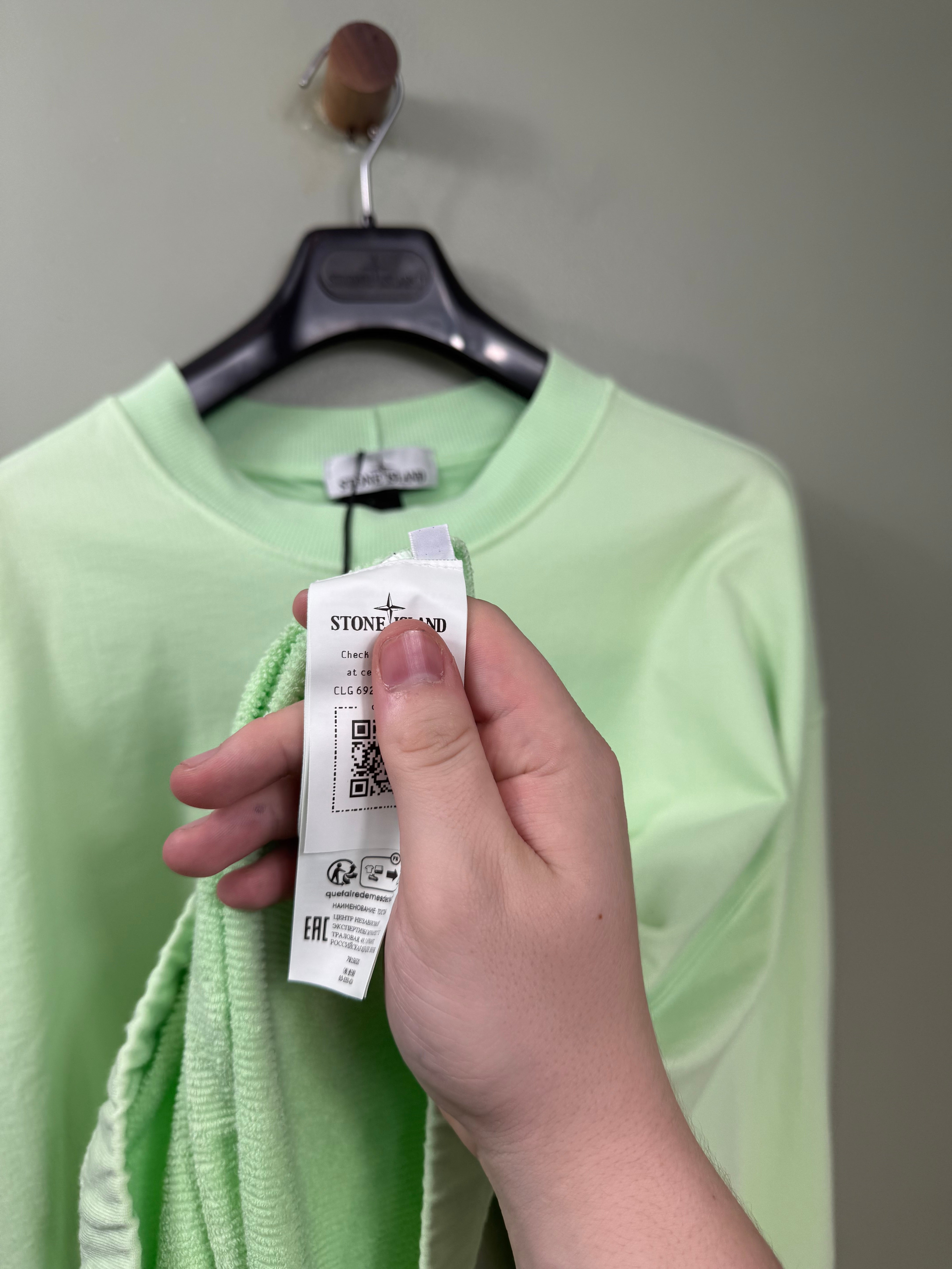 Stone Island Pastel Green Marina Jumper