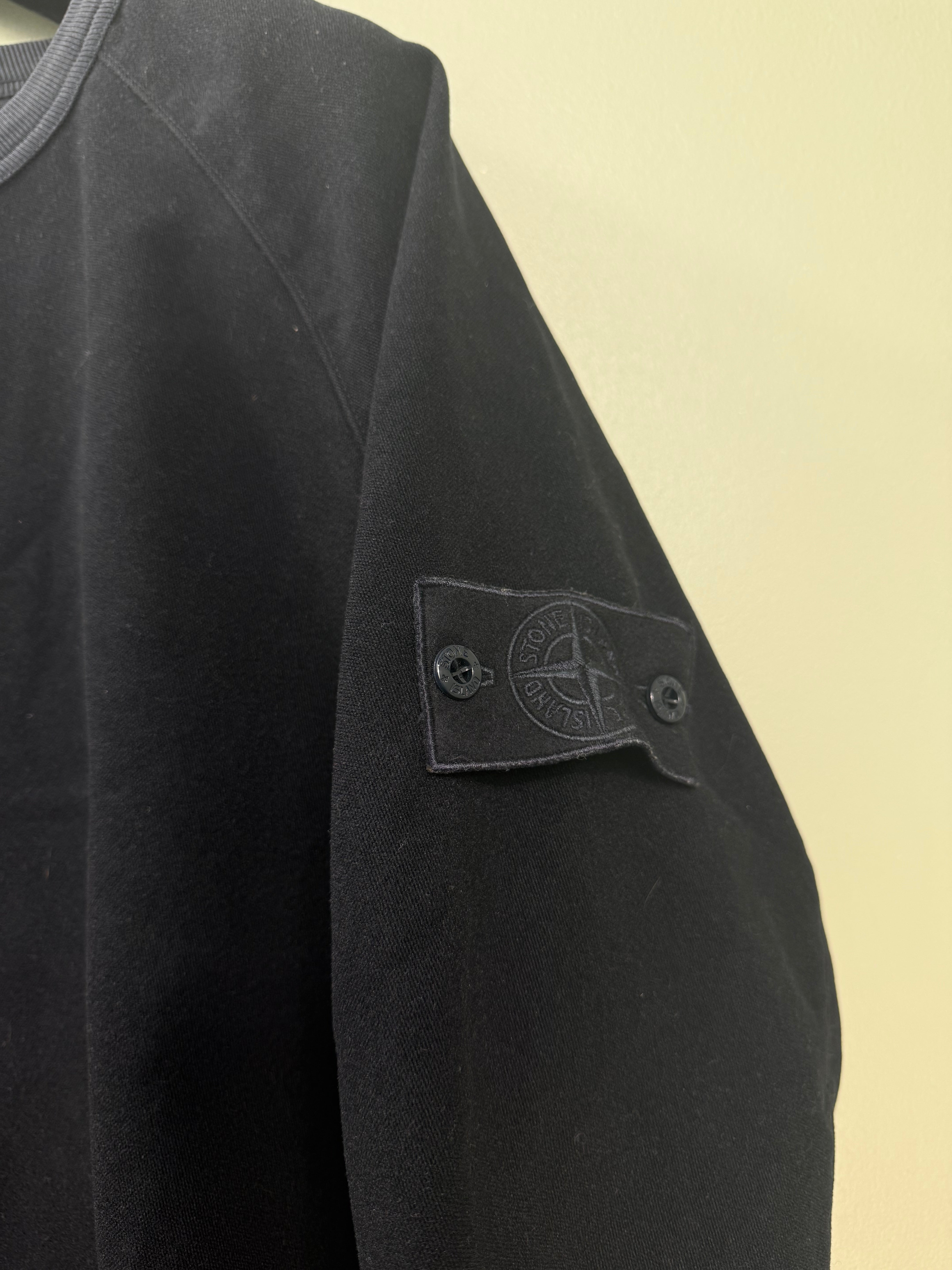 Stone Island Black Ghost Moleskin Jumper