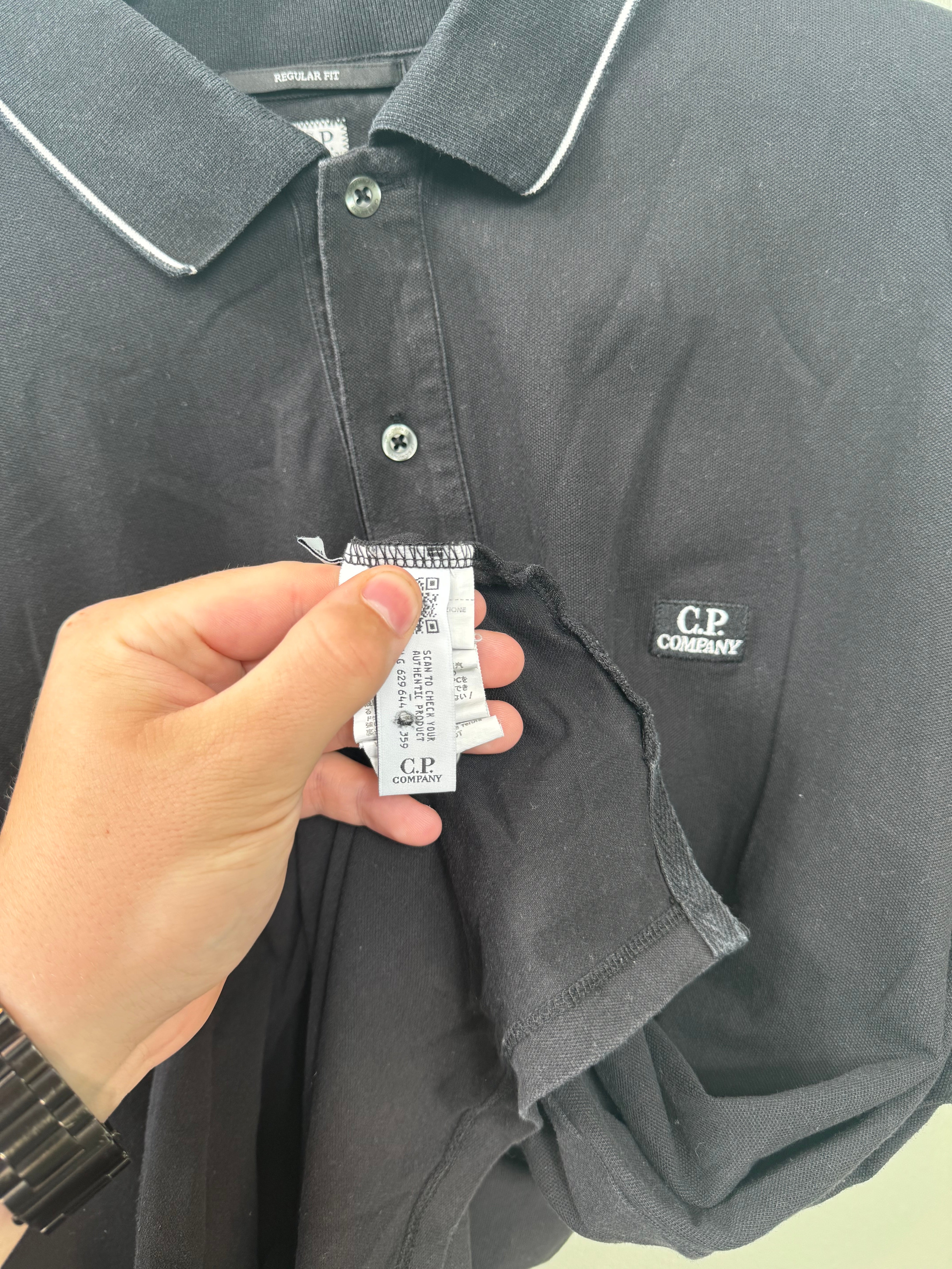 CP Company Black Polo