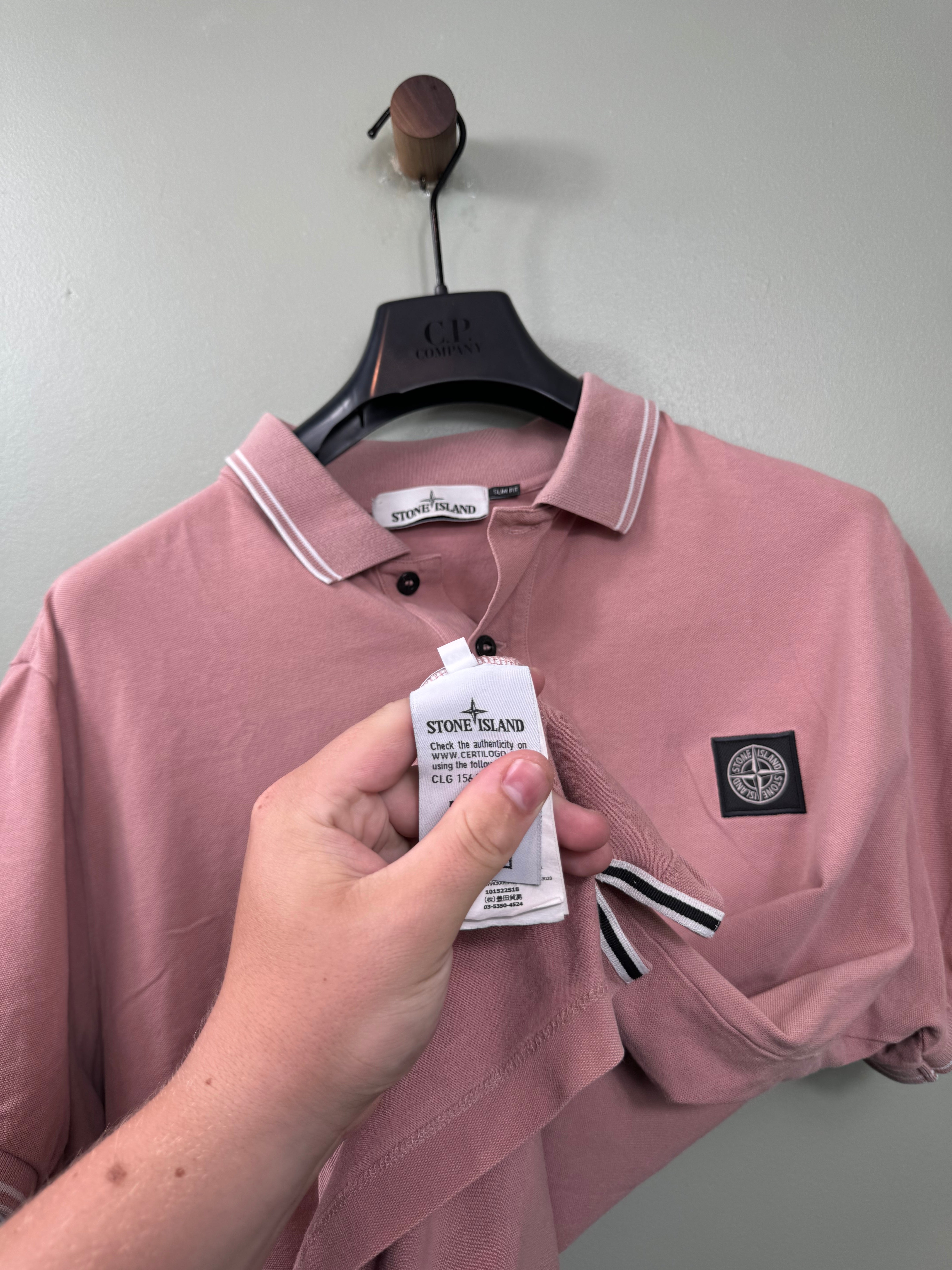 Stone Island Pink Polo