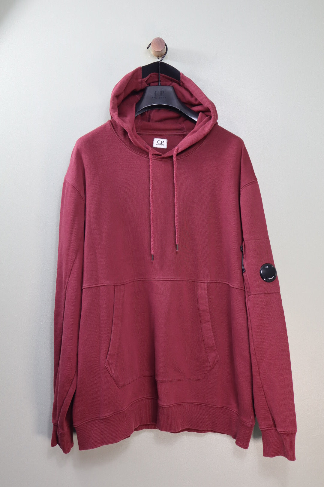 C.P. Company Burgundy Hoodie