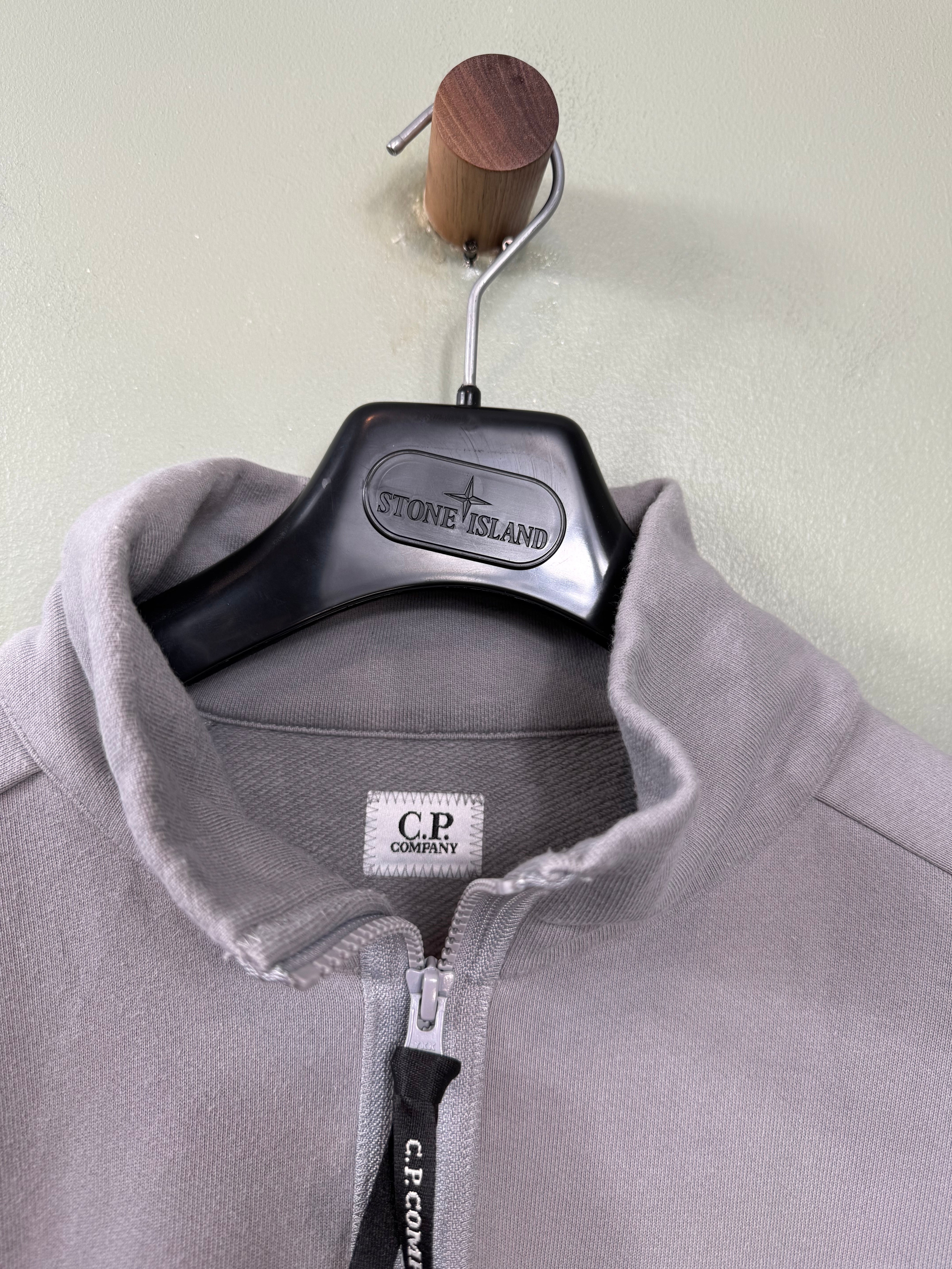 C.P. Company Grey 1/4 Zip Jumper