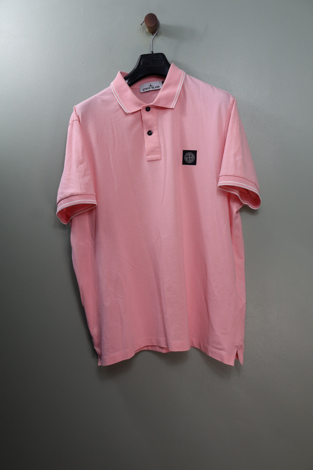 Stone Island Pink Slim Fit Polo