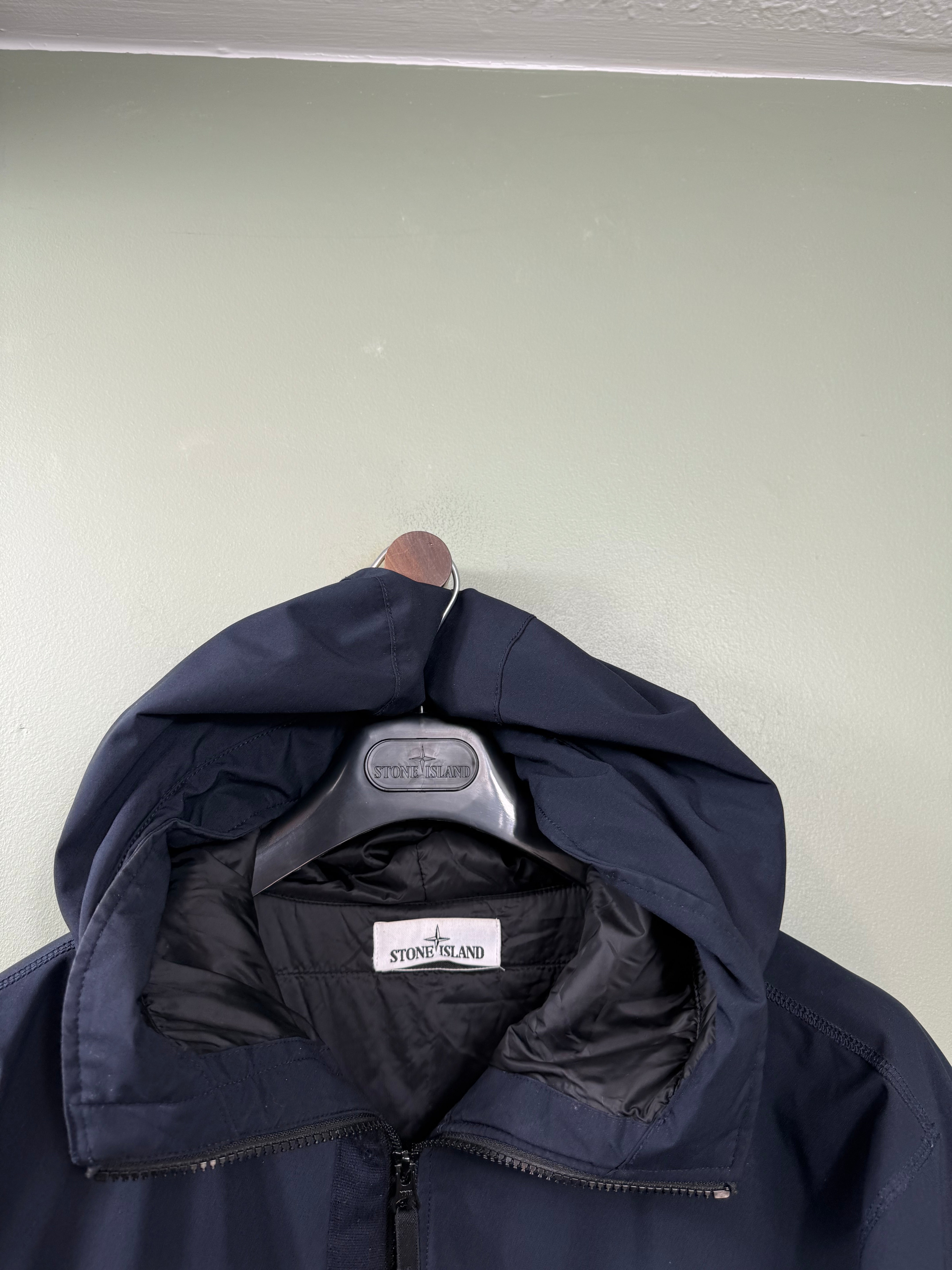 Stone Island Navy Soft Shell Primaloft Jacket